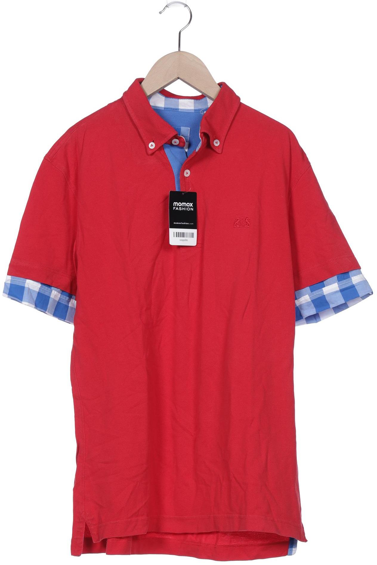 

Van Laack Herren Poloshirt, rot, Gr. 48