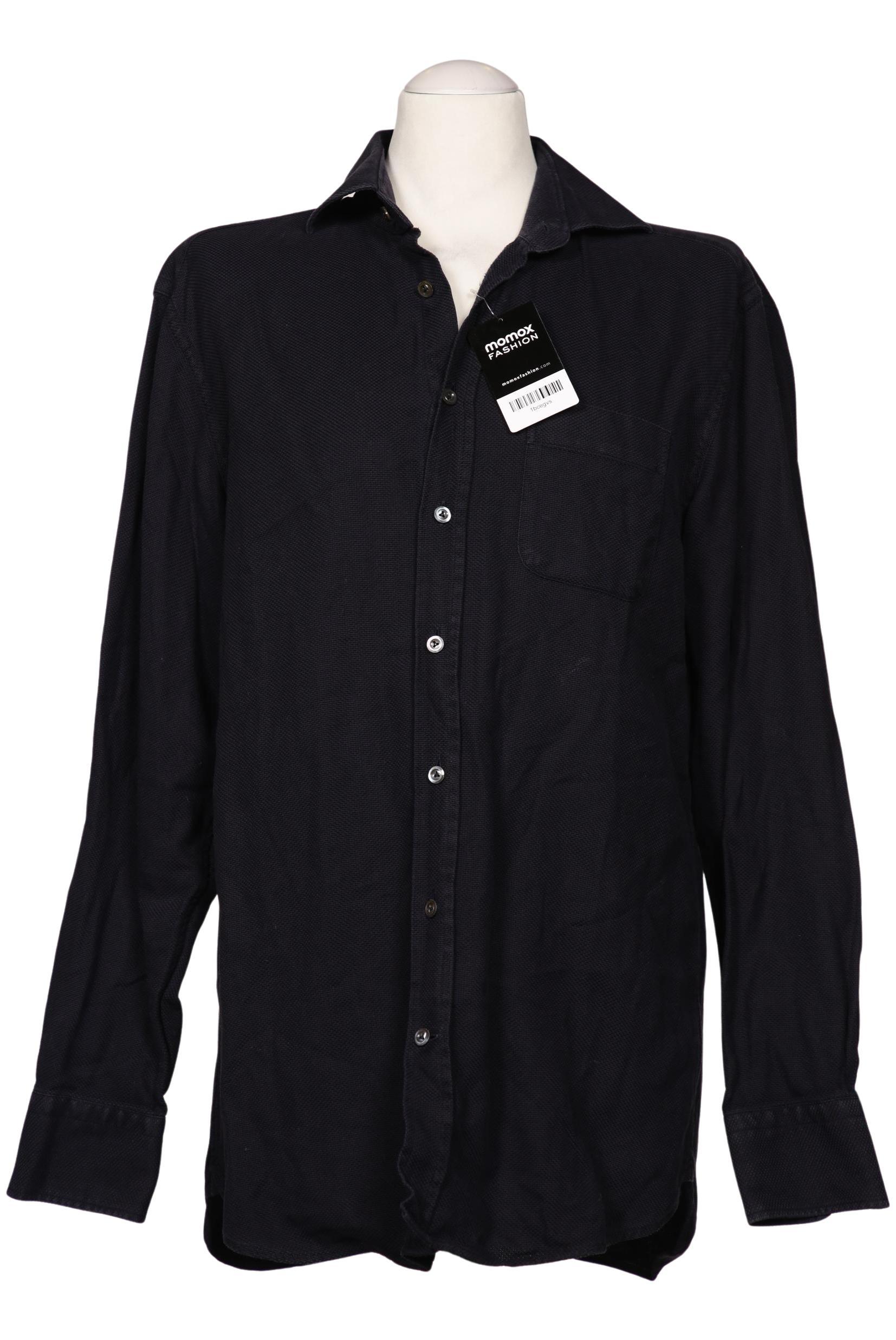 

Van Laack Herren Hemd, marineblau, Gr. 52