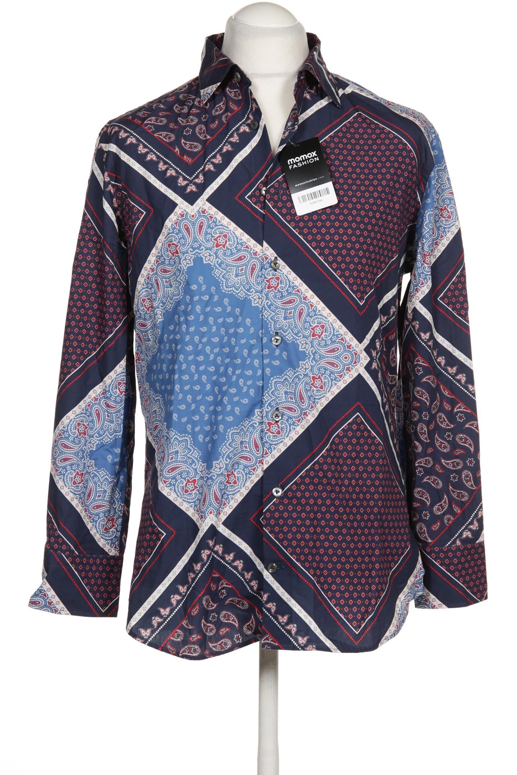 

Van Laack Herren Hemd, marineblau, Gr. 54