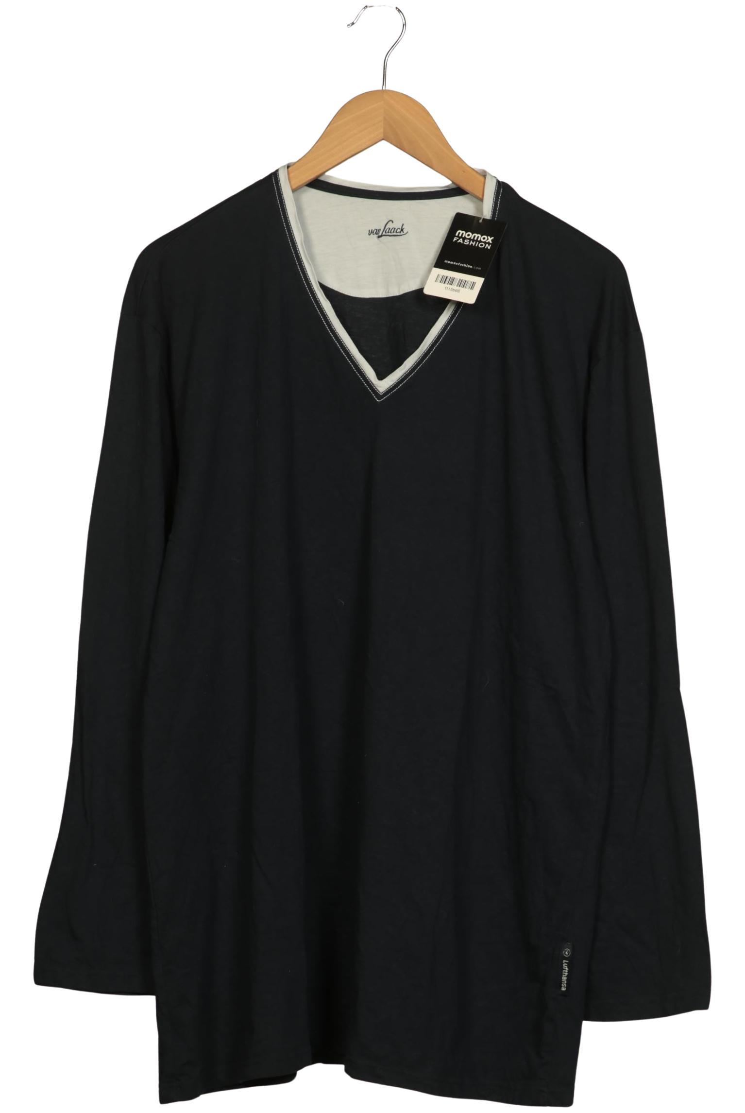 

Van Laack Herren Langarmshirt, marineblau, Gr. 54