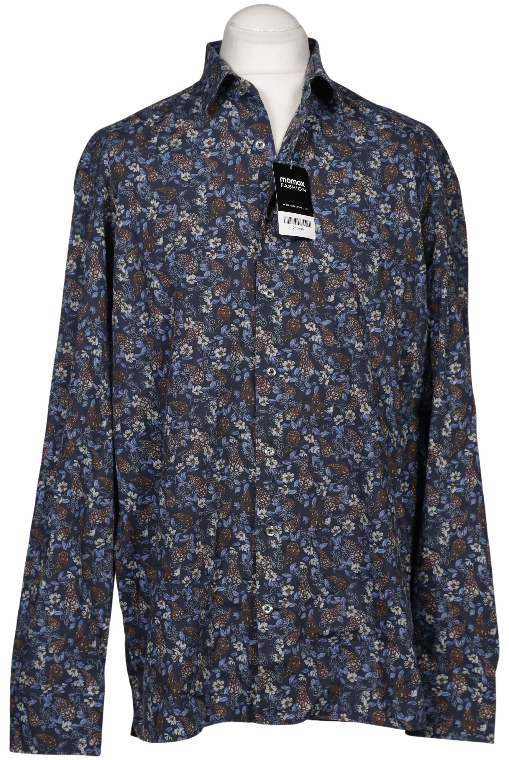 

Van Laack Herren Hemd, marineblau, Gr. 54