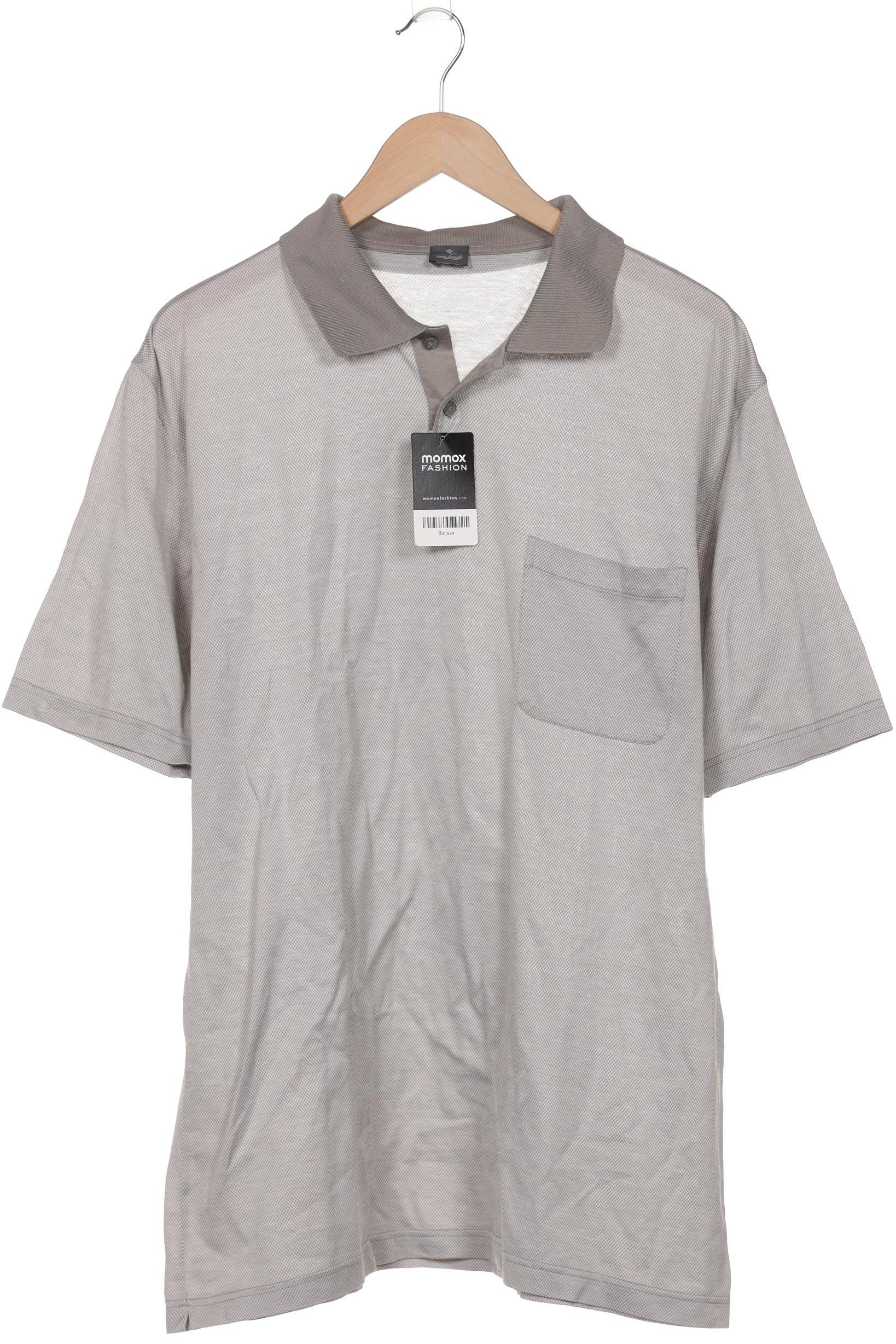 

Van Laack Herren Poloshirt, grau, Gr. 56
