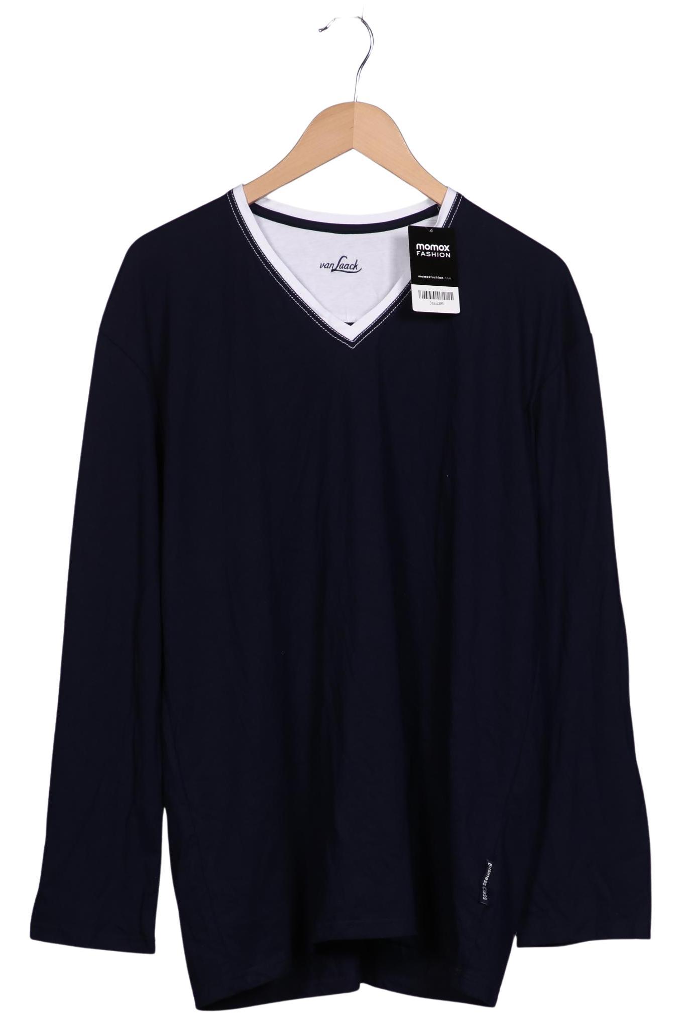 

Van Laack Herren Langarmshirt, marineblau, Gr. 54