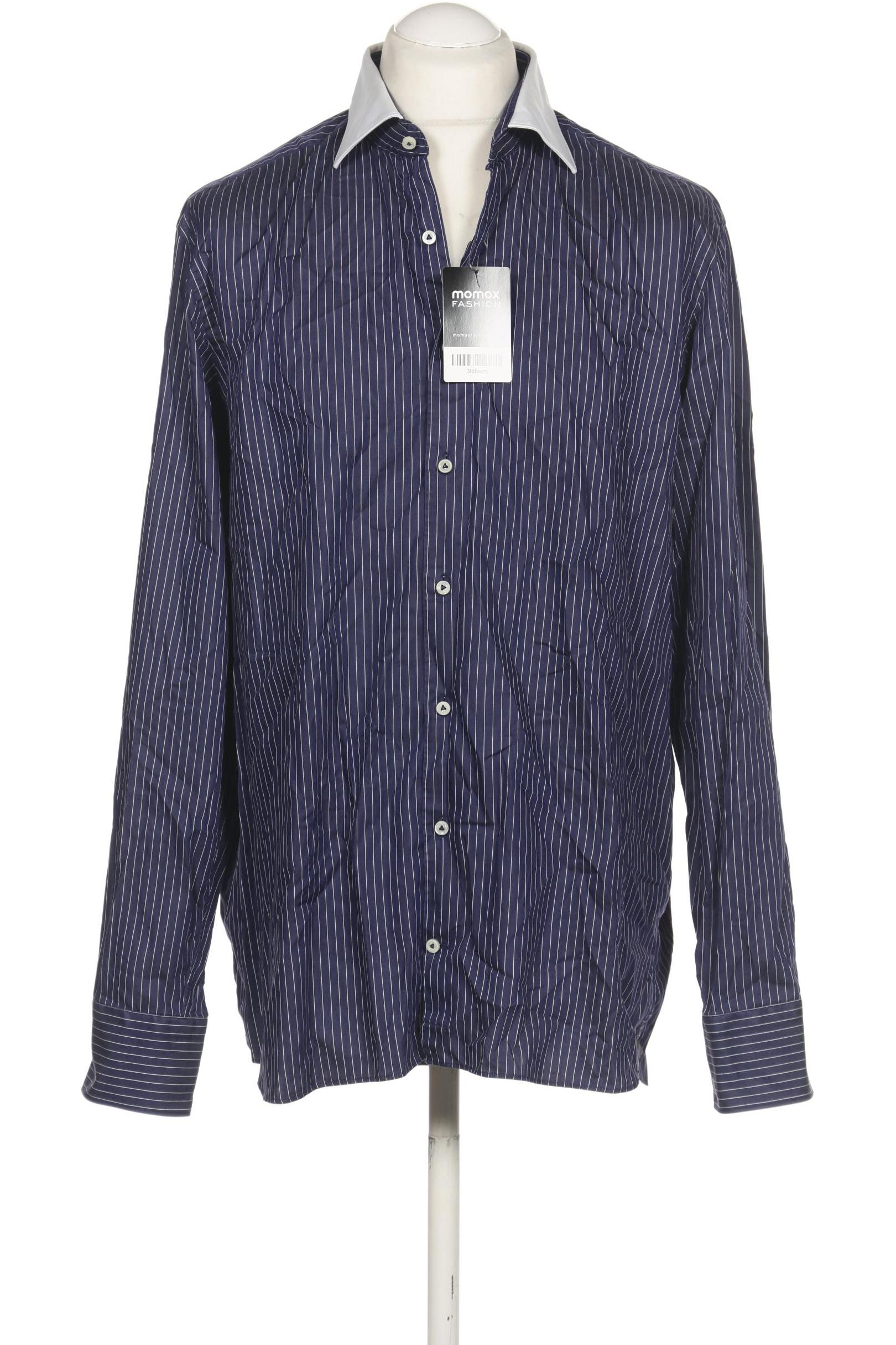 

Van Laack Herren Hemd, marineblau, Gr. 44