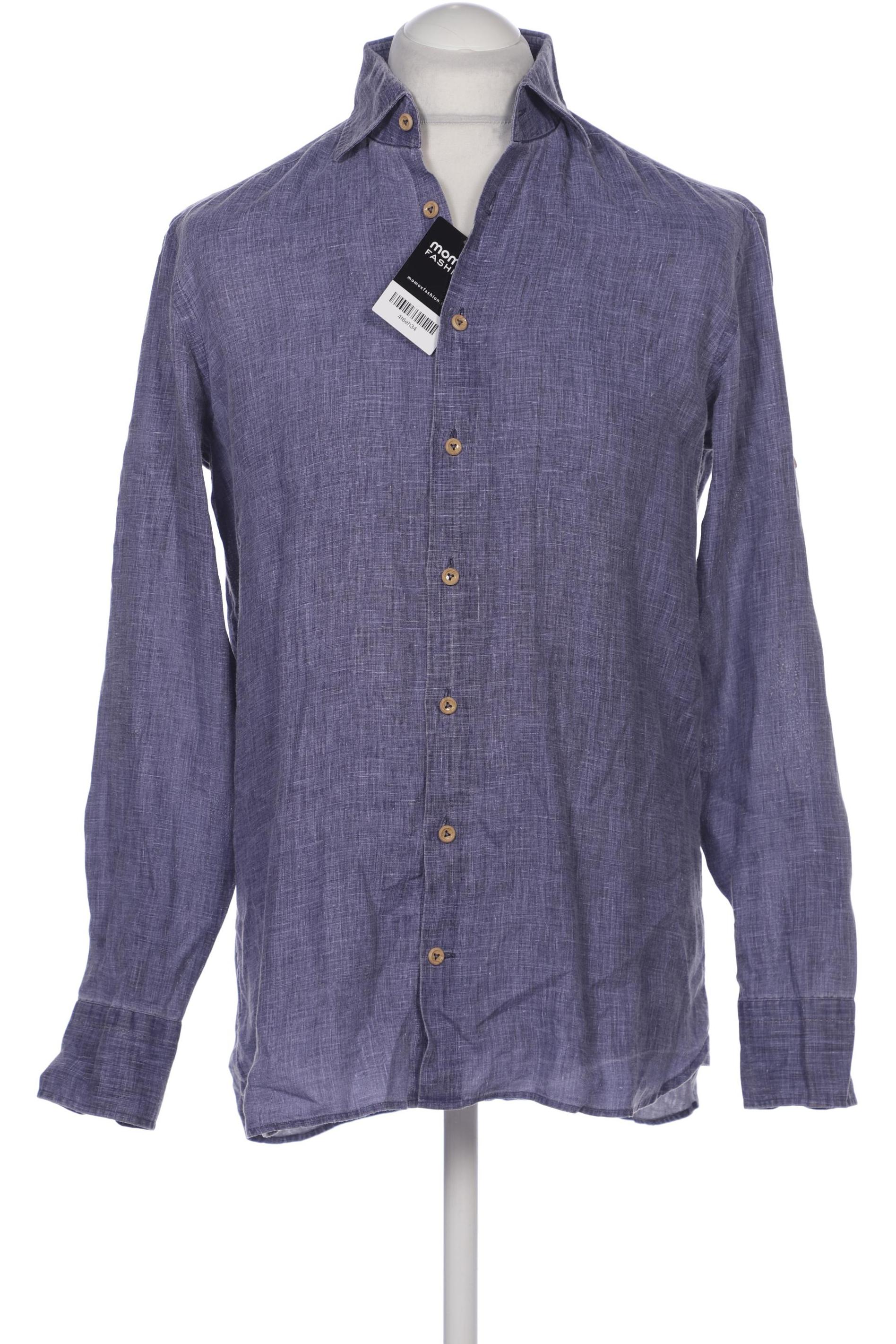 

Van Laack Herren Hemd, marineblau, Gr. 48