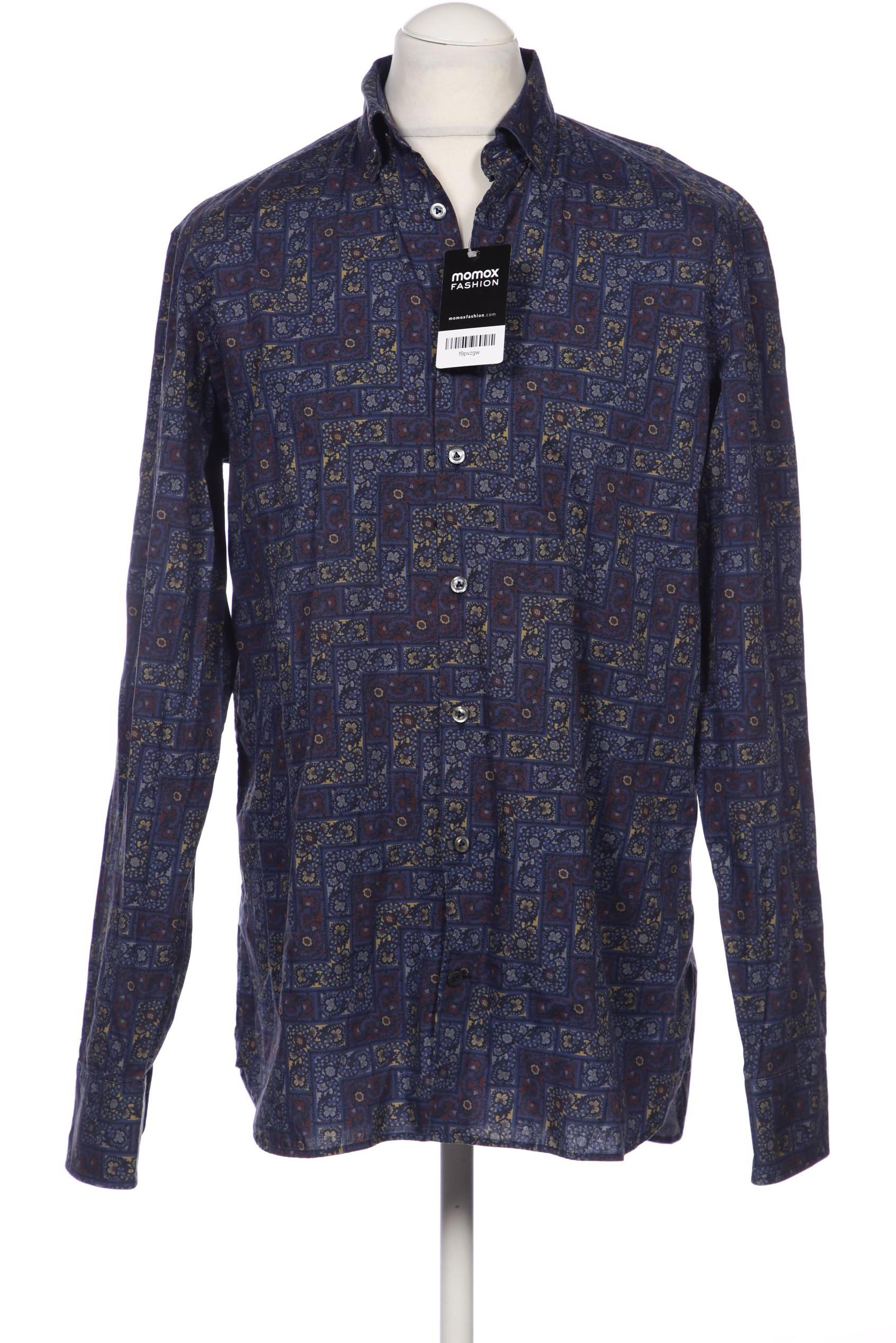 

Van Laack Herren Hemd, marineblau, Gr. 52