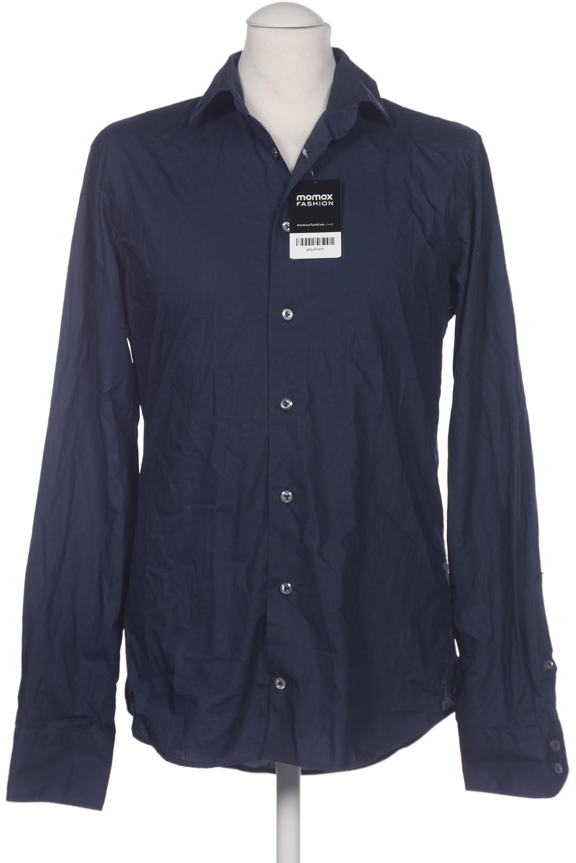 

Van Laack Herren Hemd, marineblau, Gr. 50