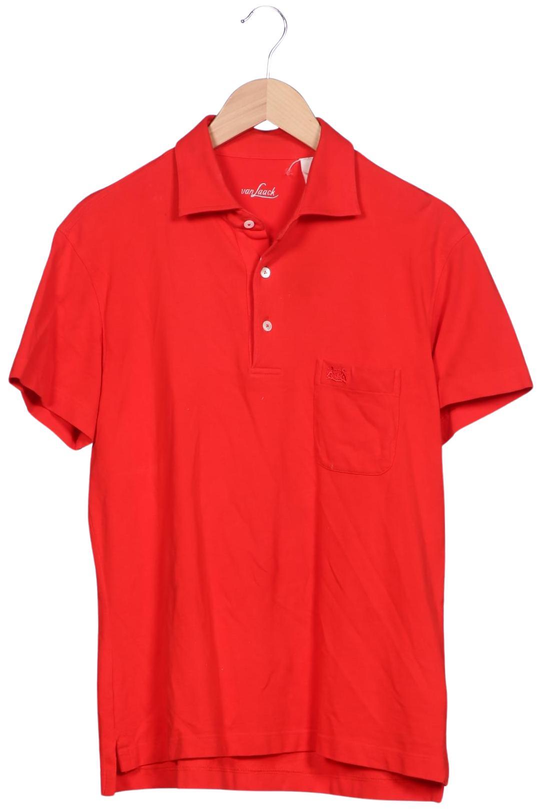 

Van Laack Herren Poloshirt, rot, Gr. 48