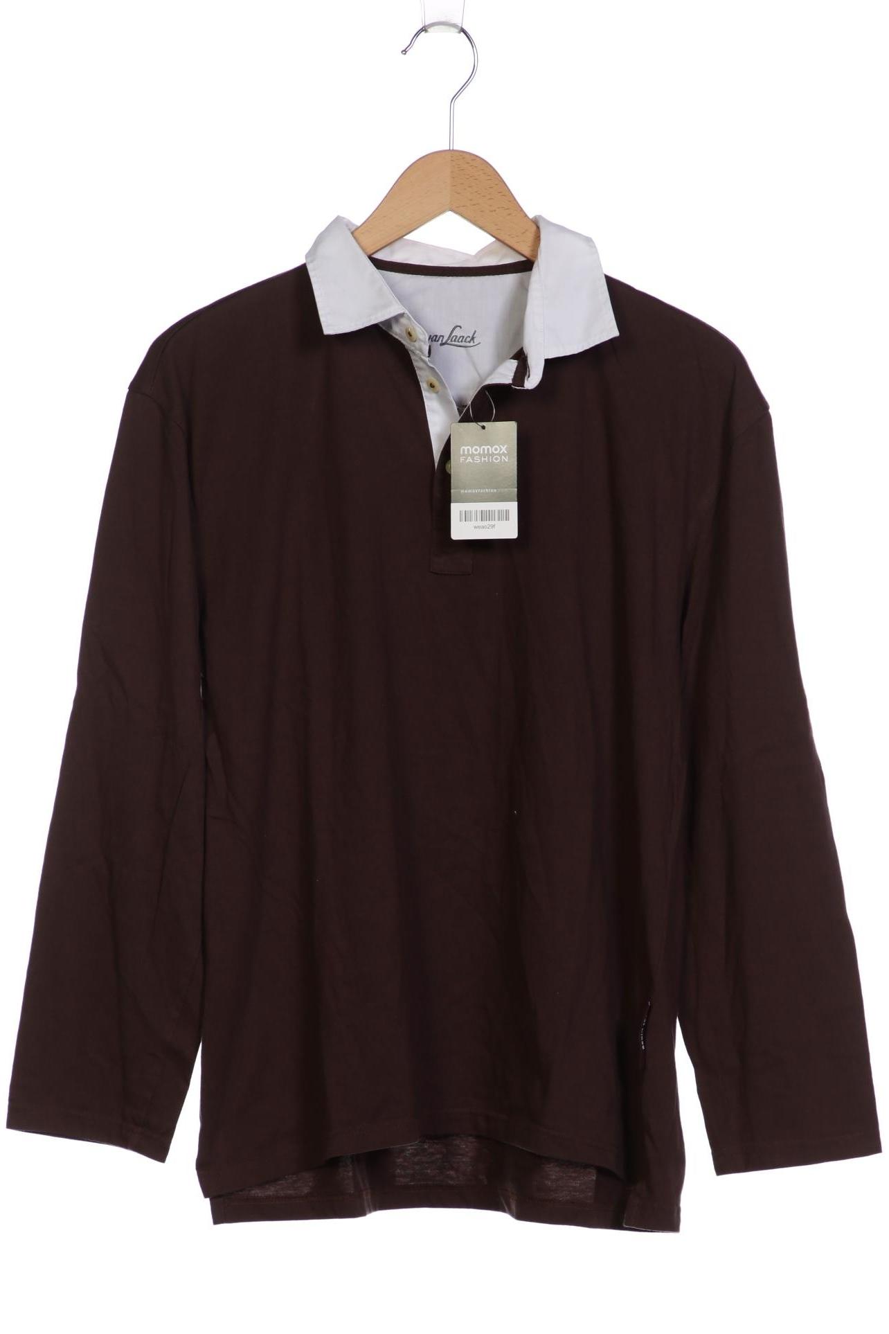 

Van Laack Herren Poloshirt, braun, Gr. 52