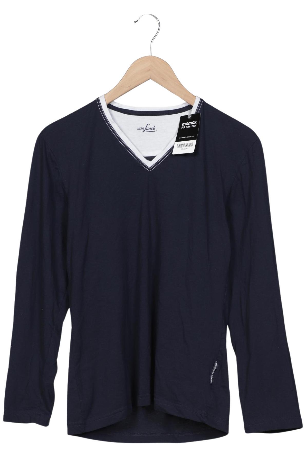 

Van Laack Herren Langarmshirt, marineblau, Gr. 48