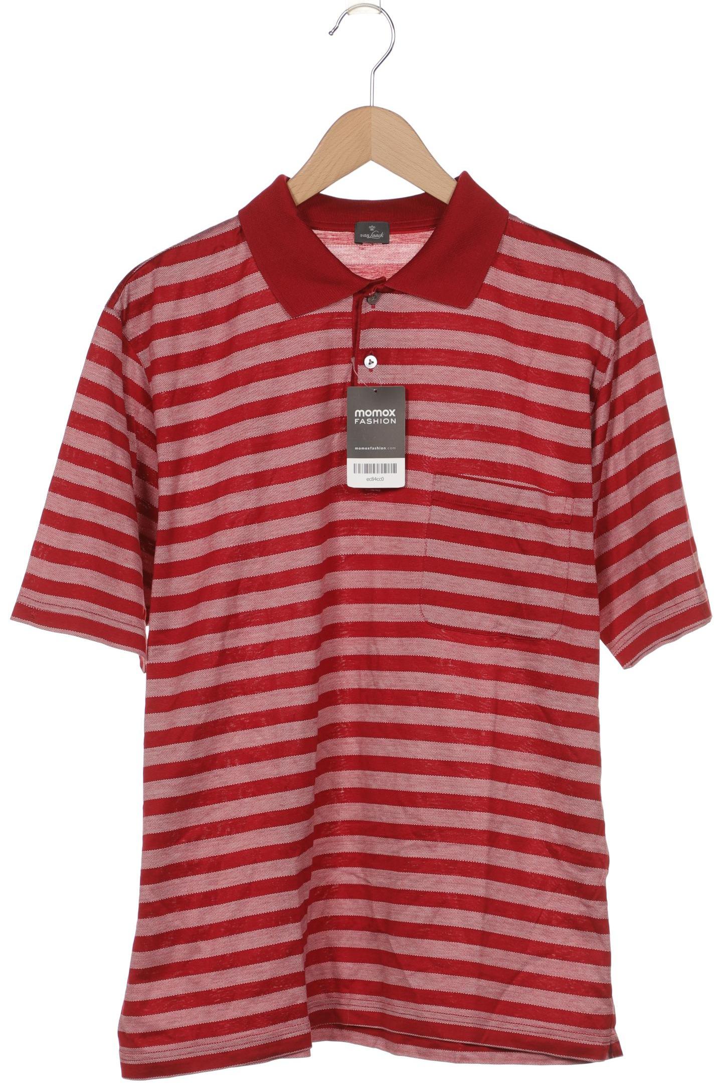 

Van Laack Herren Poloshirt, rot, Gr. 56