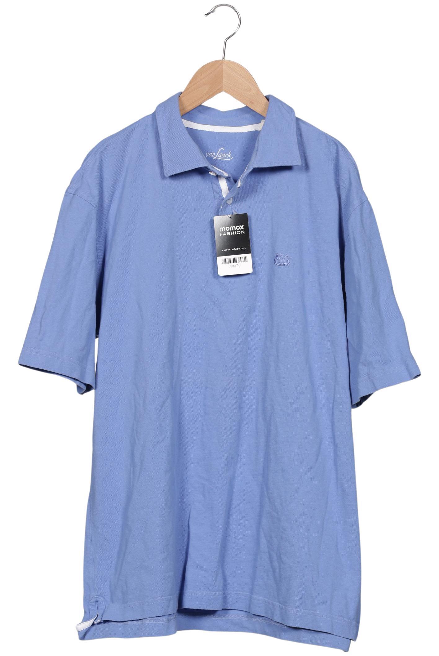 

Van Laack Herren Poloshirt, blau, Gr. 56