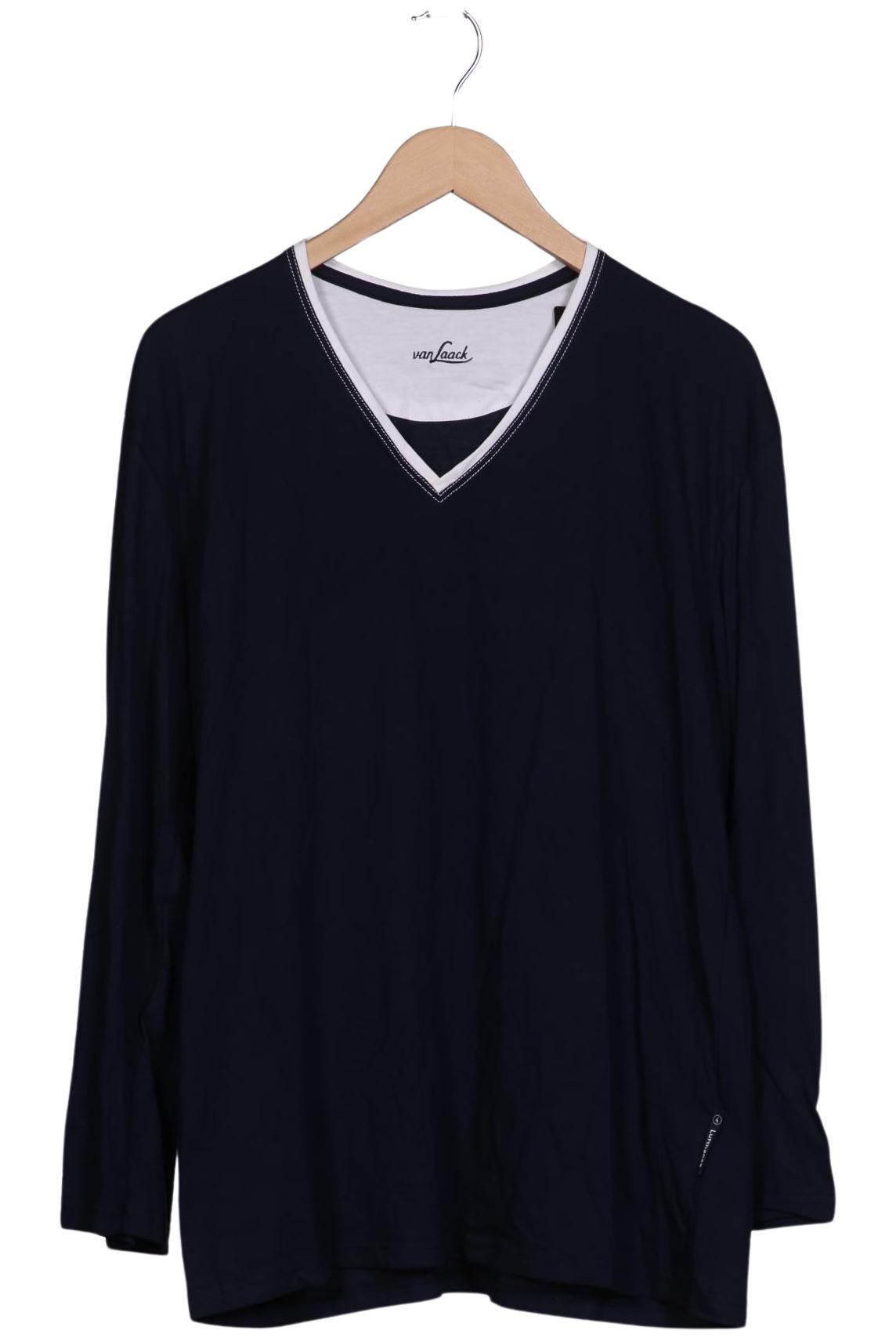 

Van Laack Herren Langarmshirt, marineblau, Gr. 54
