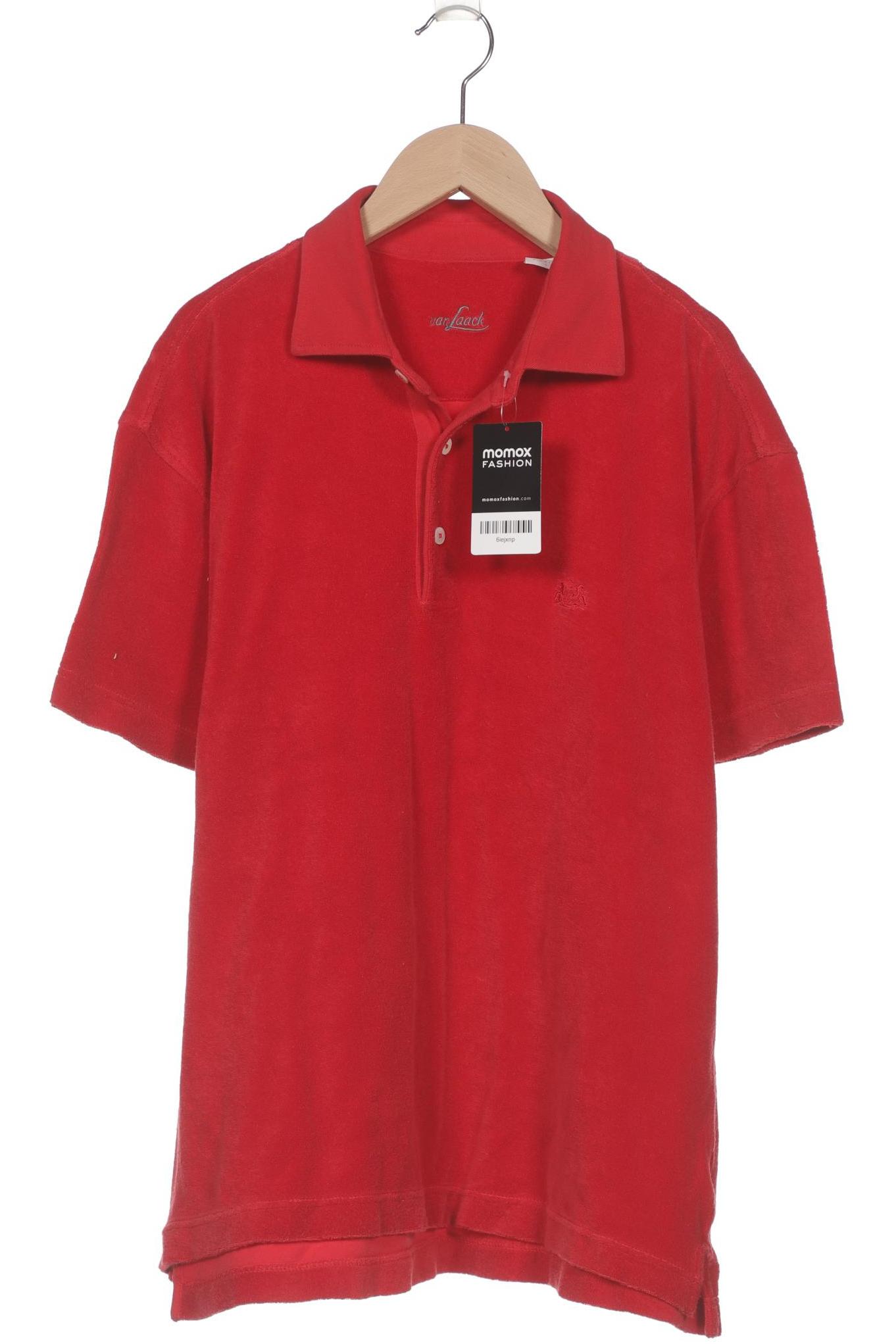 

Van Laack Herren Poloshirt, rot, Gr. 52