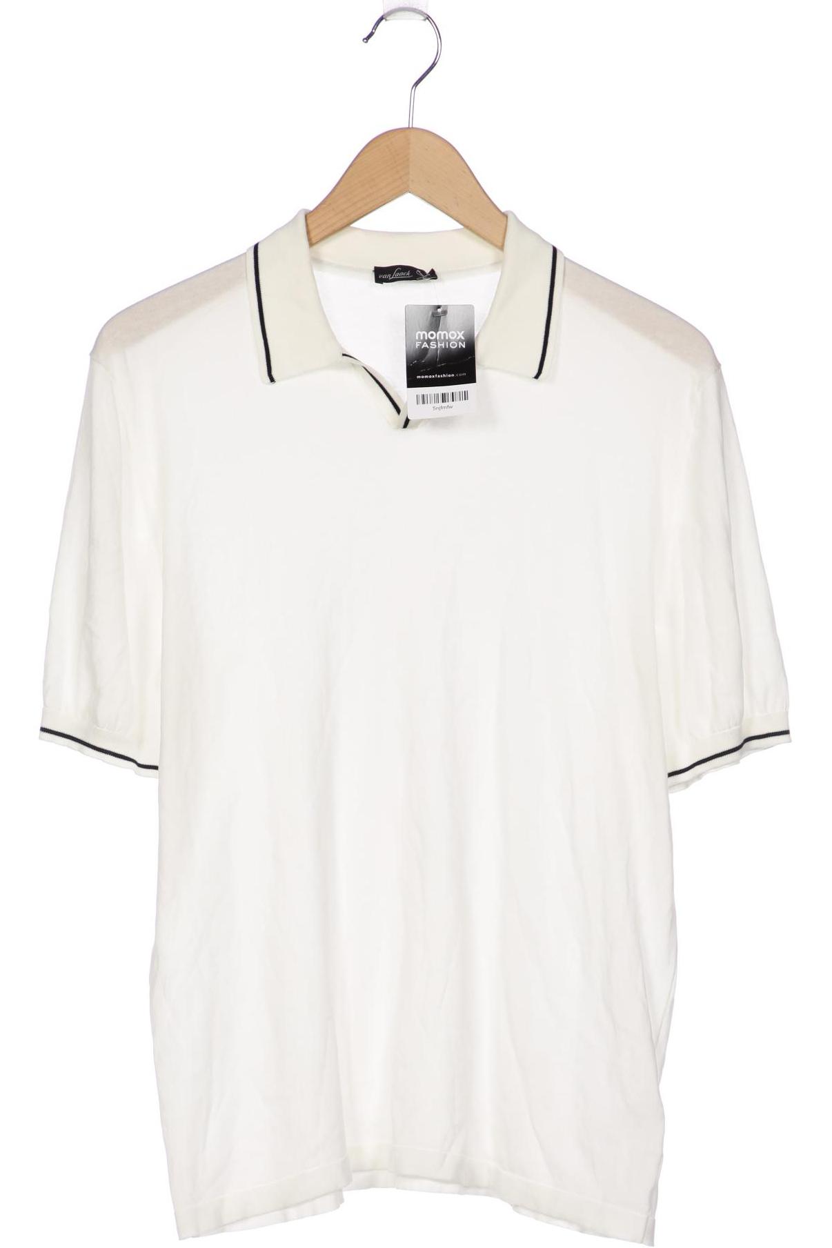 

Van Laack Herren Poloshirt, cremeweiß