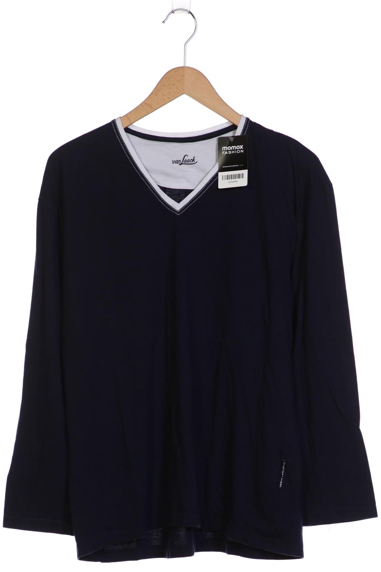 

Van Laack Herren Langarmshirt, marineblau, Gr. 54