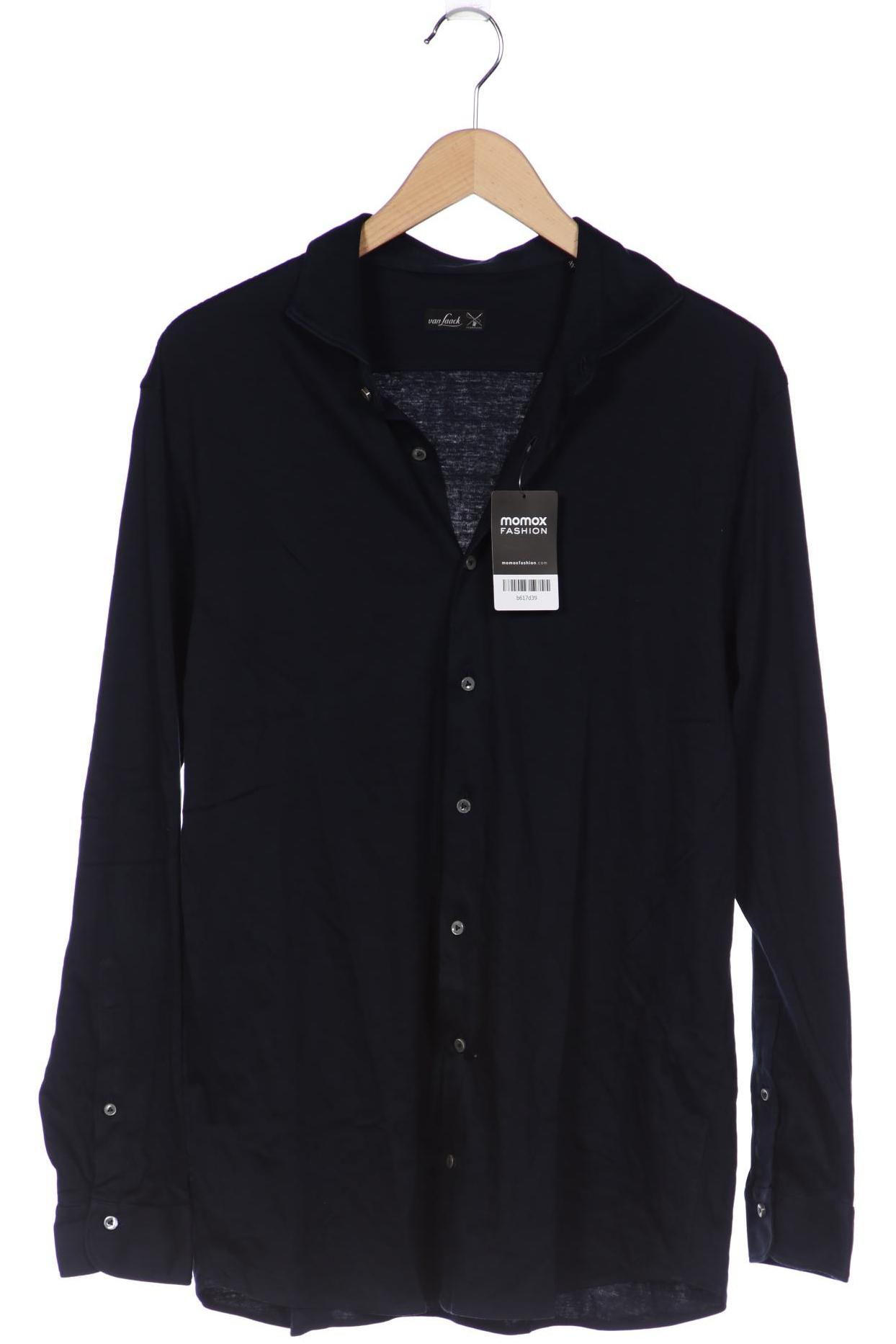 

Van Laack Herren Hemd, marineblau, Gr. 56