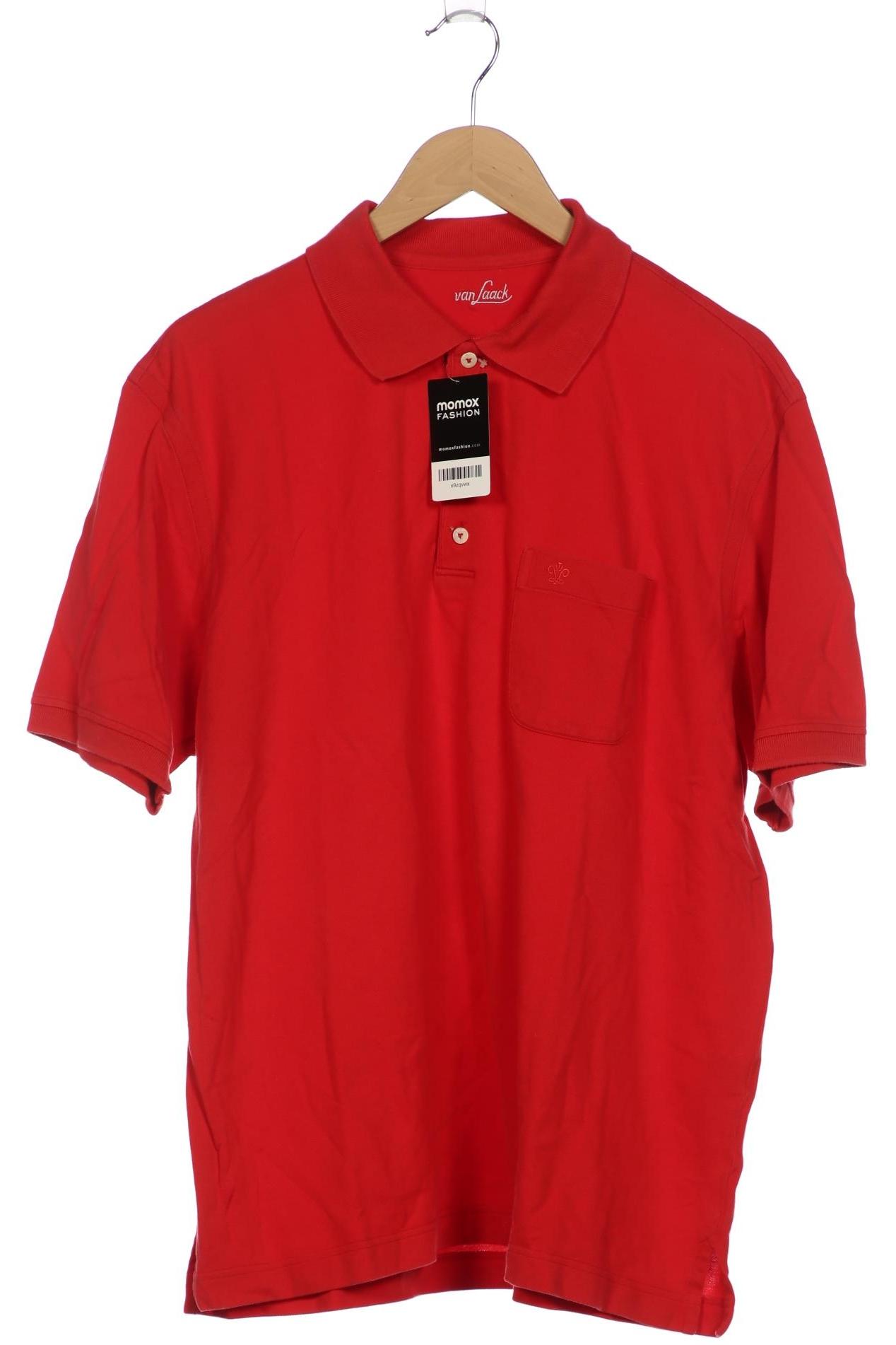 

Van Laack Herren Poloshirt, rot, Gr. 54