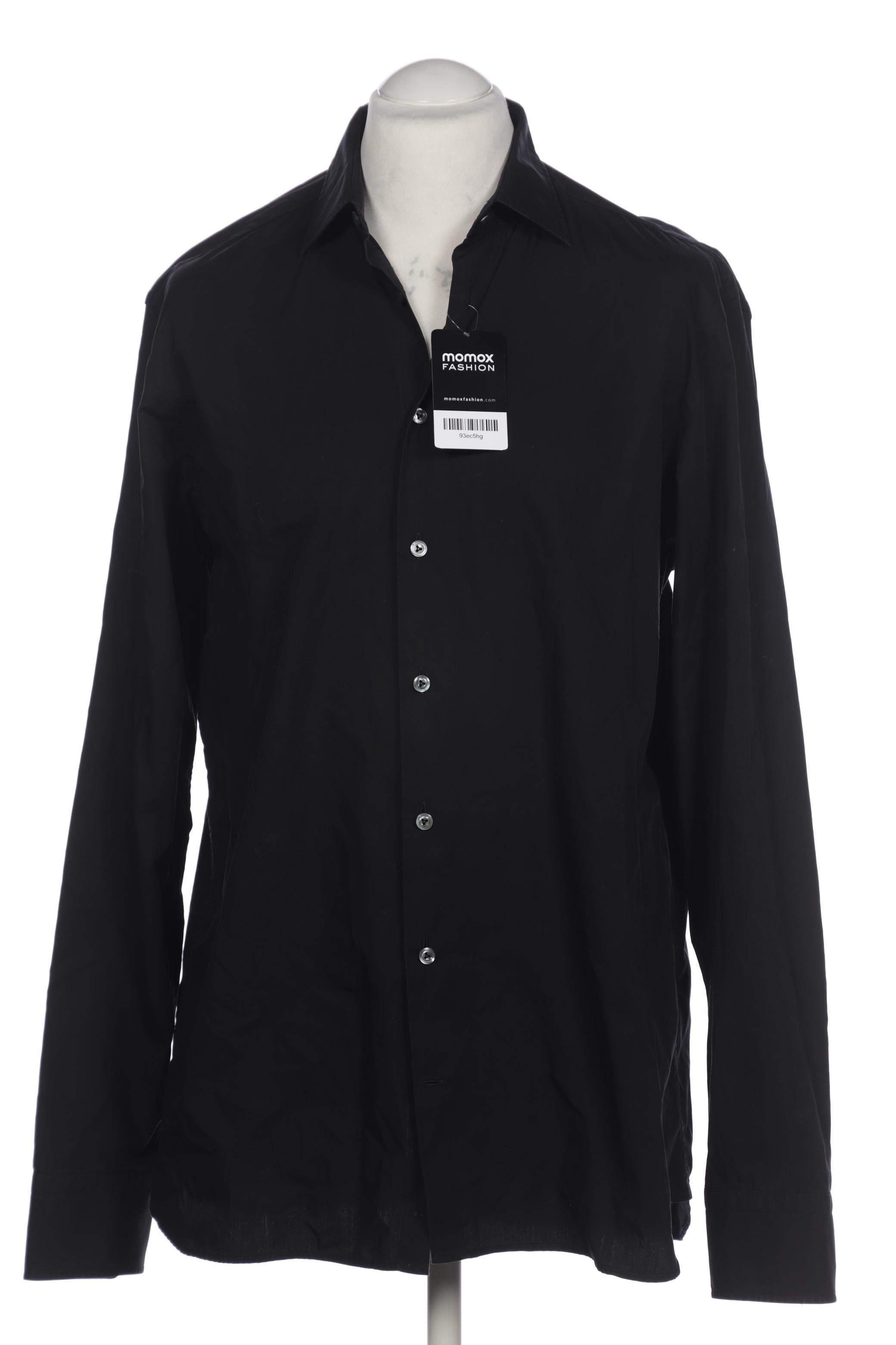 

Van Laack Herren Hemd, schwarz, Gr. 52