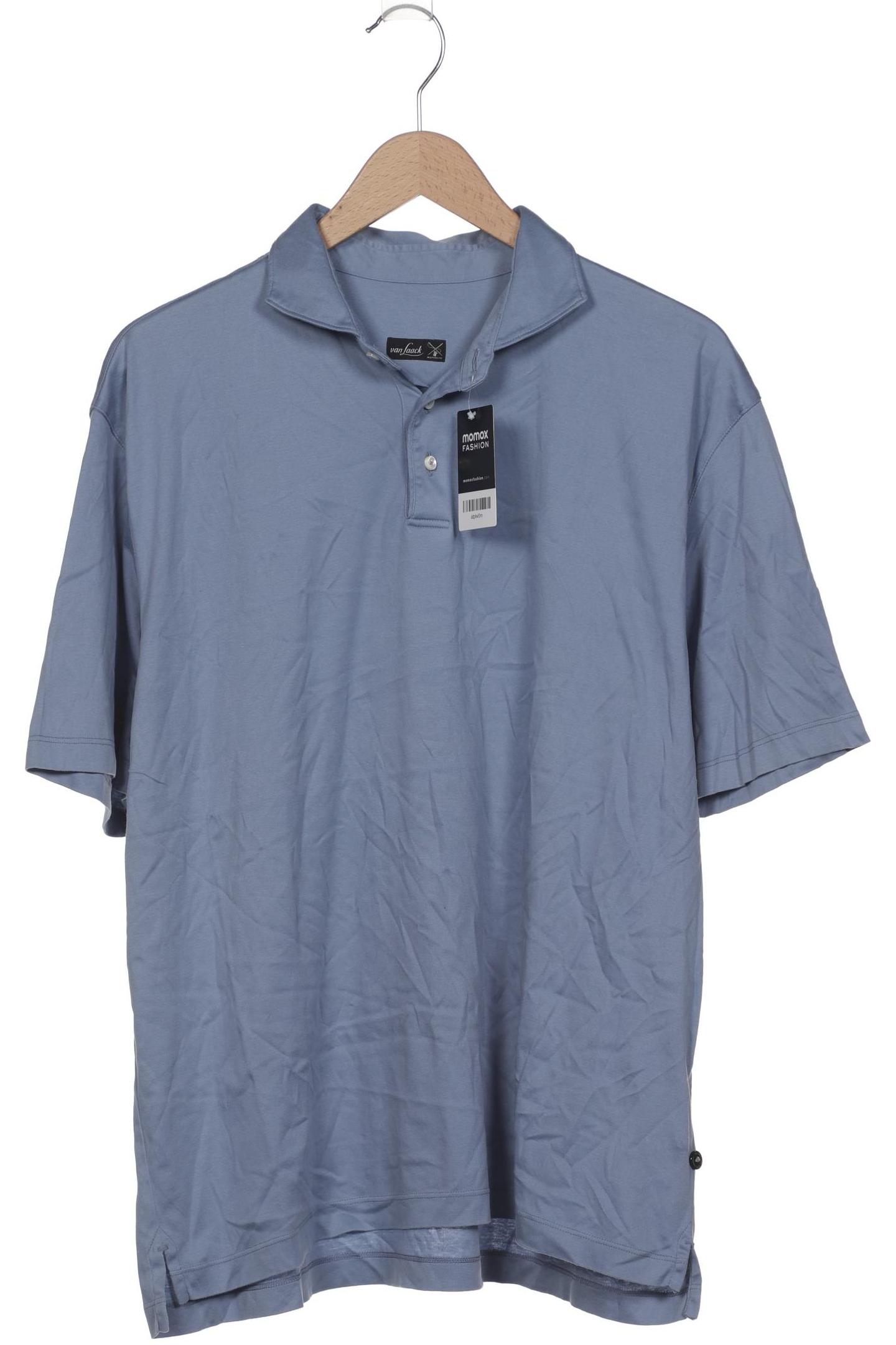 

Van Laack Herren Poloshirt, hellblau, Gr. 56