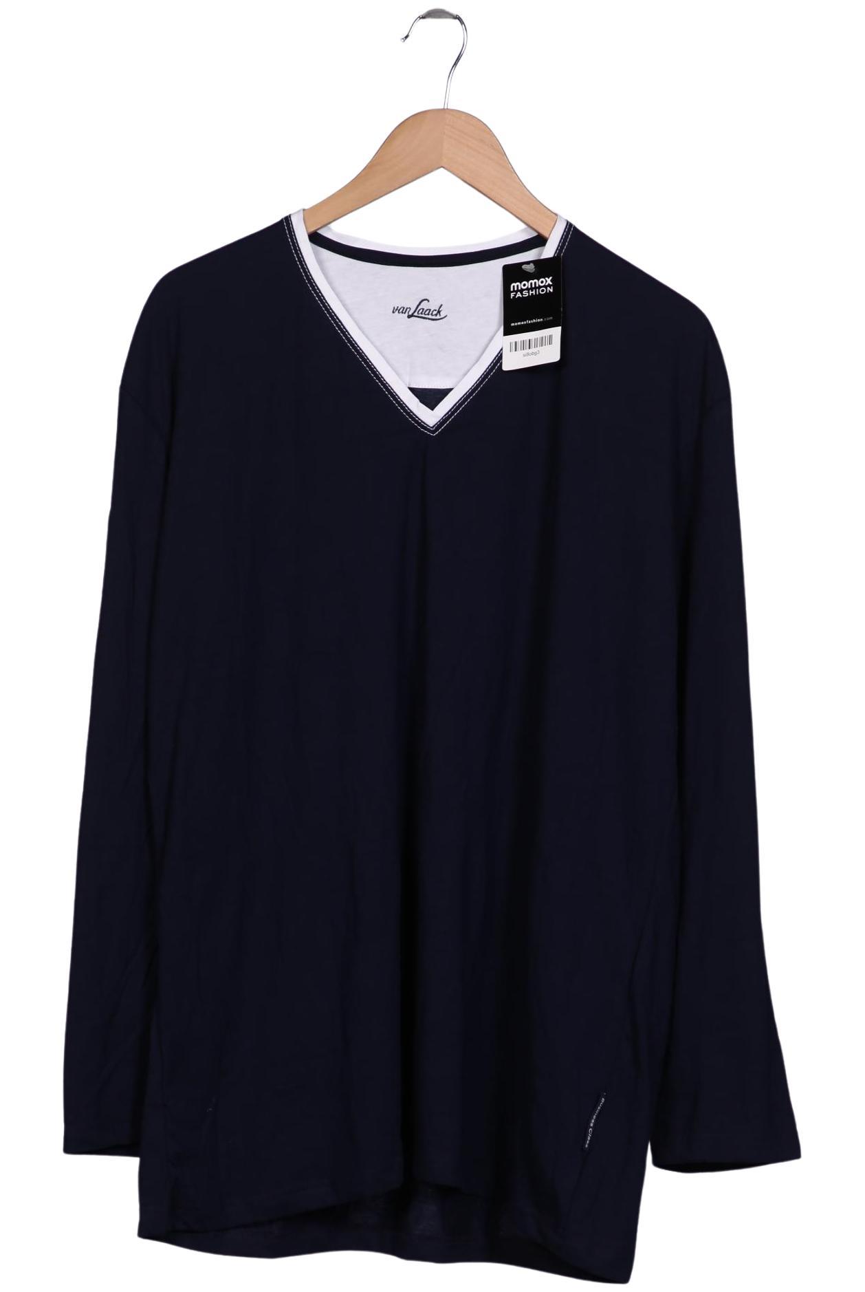 

Van Laack Herren Langarmshirt, marineblau, Gr. 60