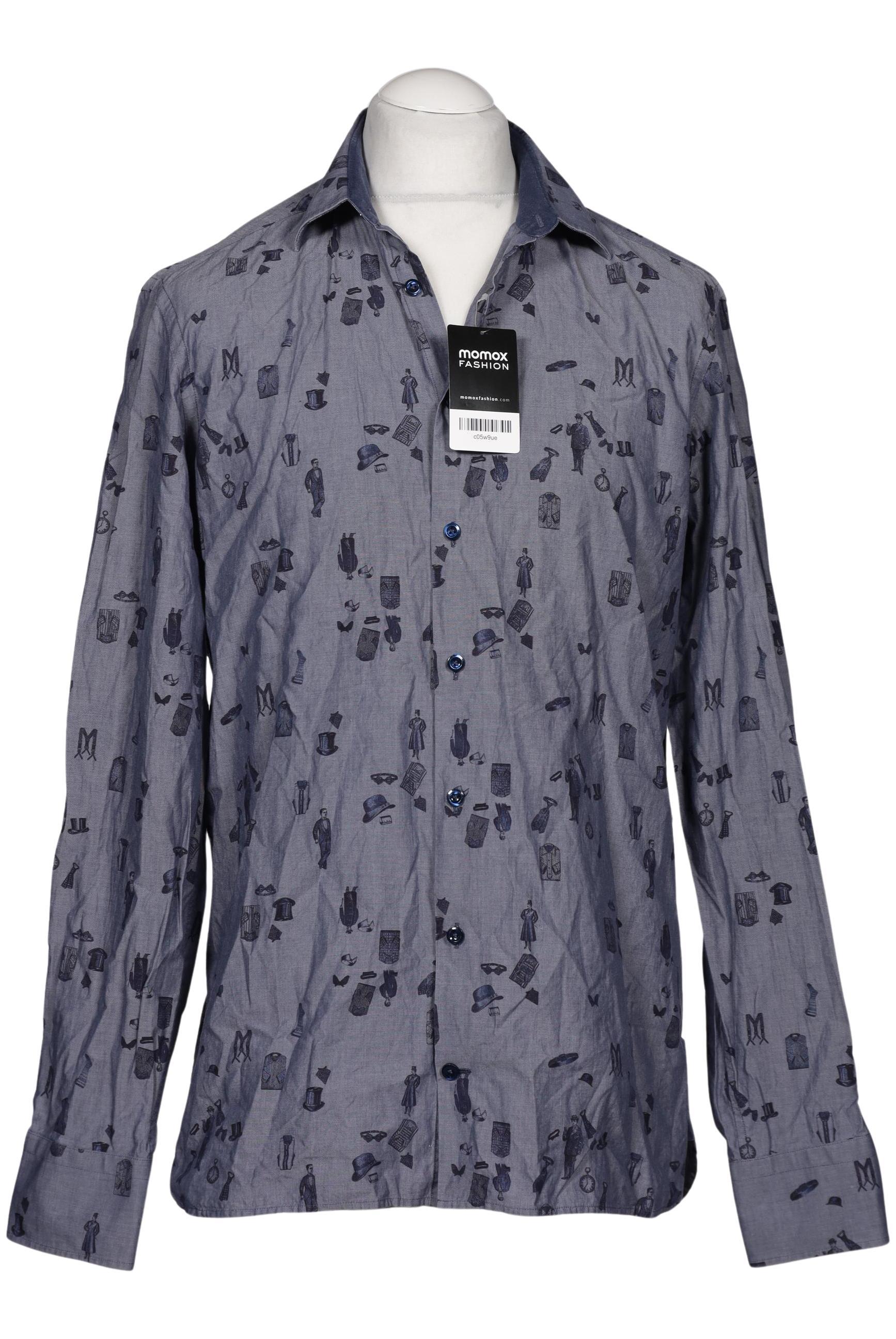 

Van Laack Herren Hemd, marineblau, Gr. 50