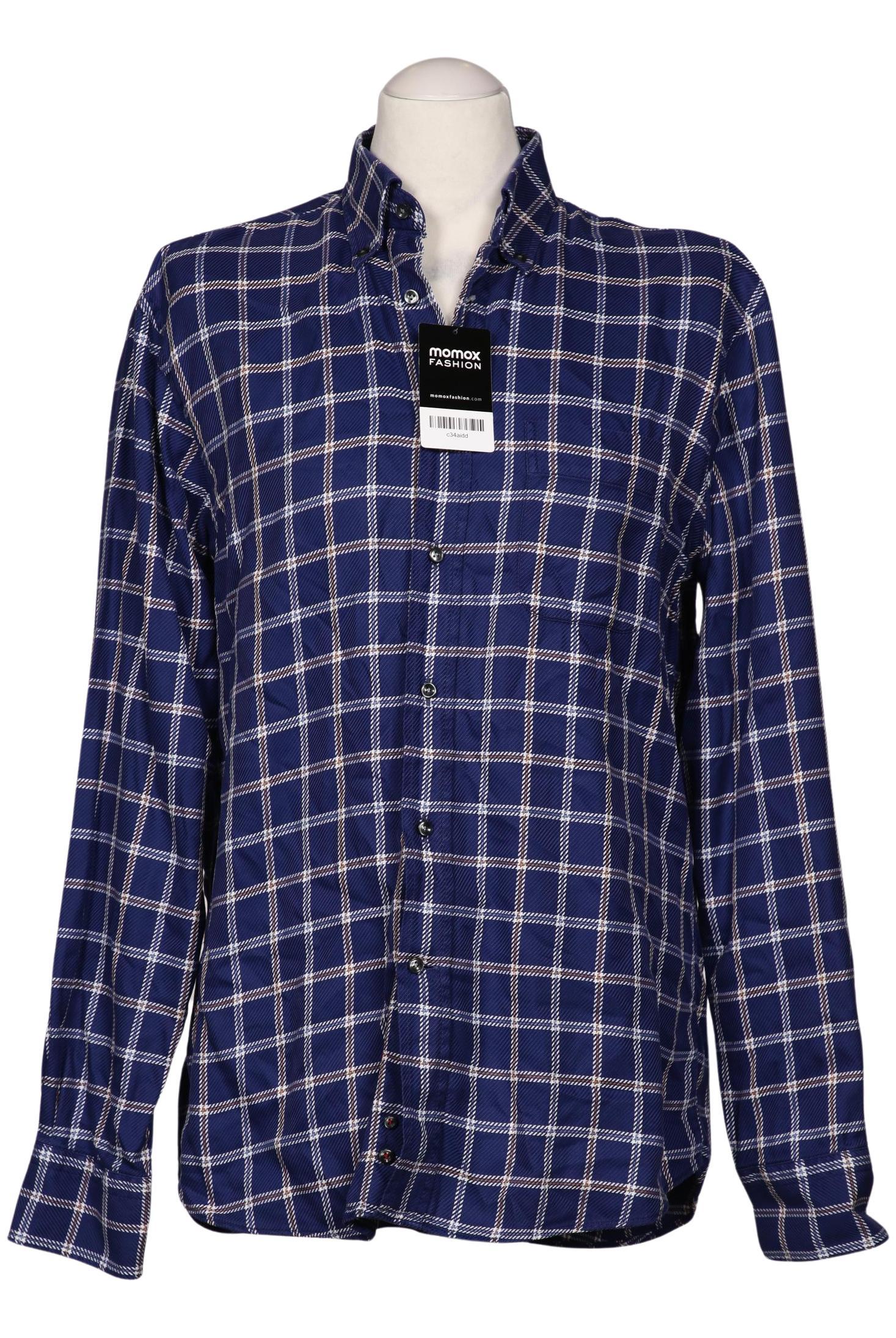

Van Laack Herren Hemd, marineblau, Gr. 52