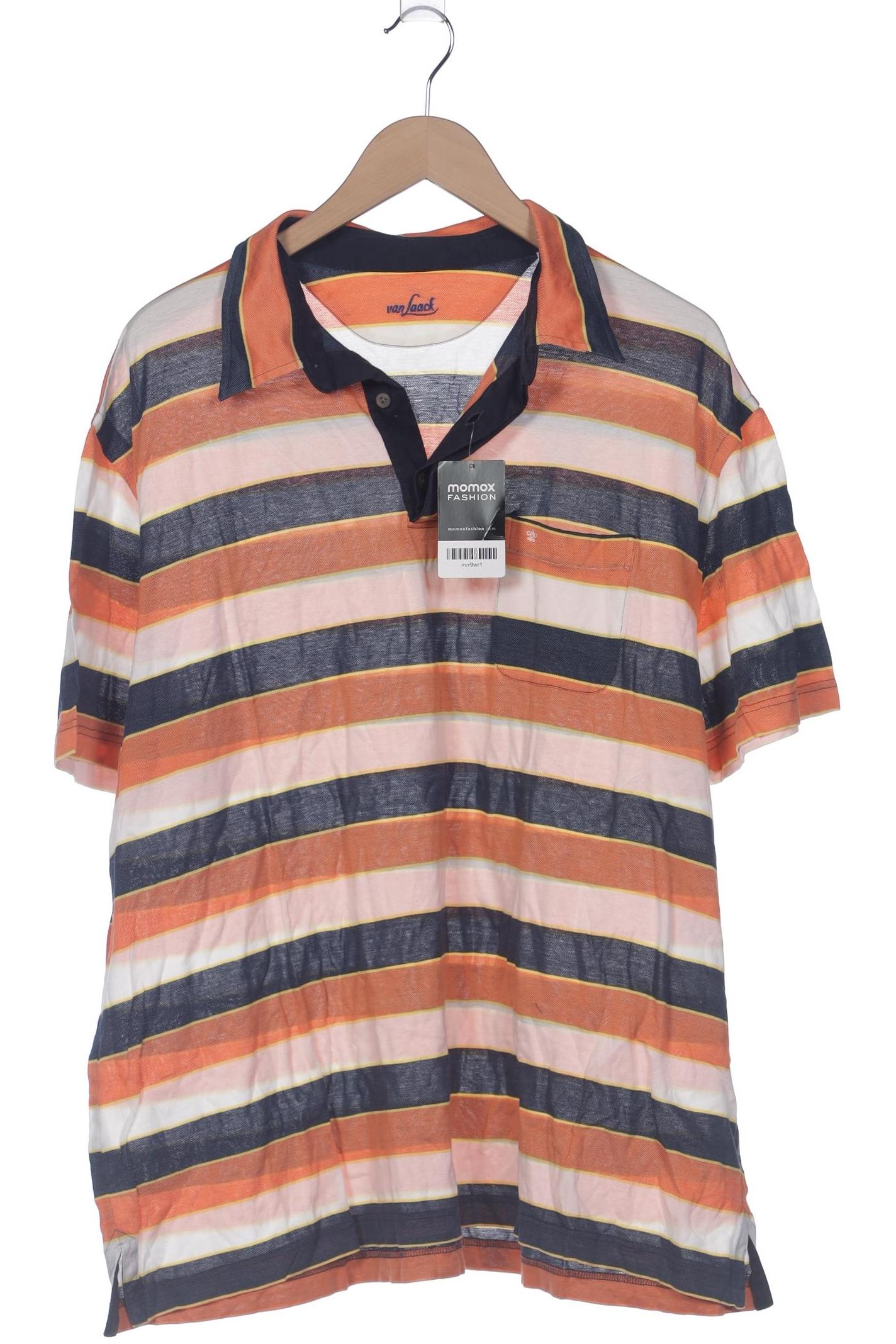 

Van Laack Herren Poloshirt, orange, Gr. 58