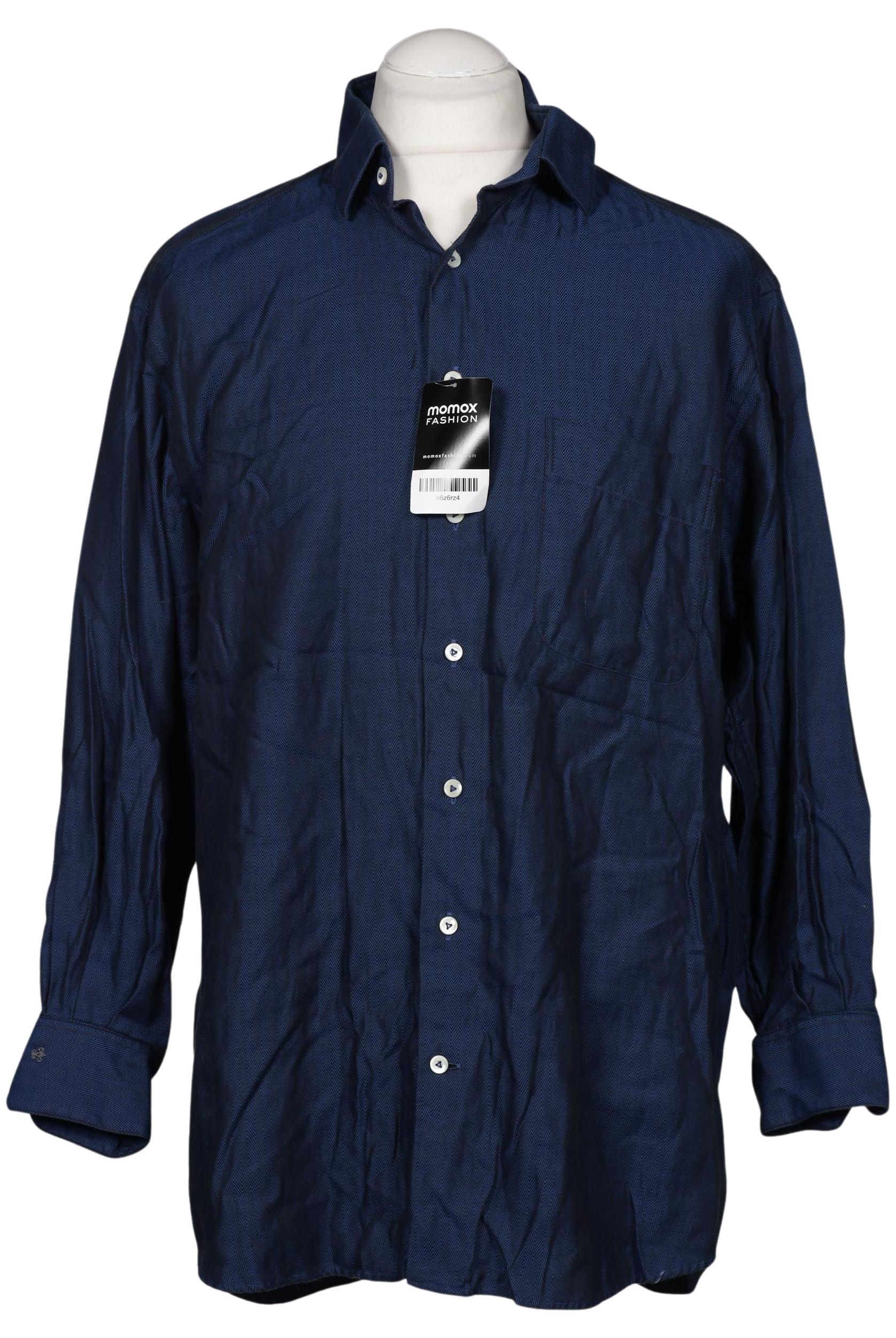 

Van Laack Herren Hemd, marineblau, Gr. 52