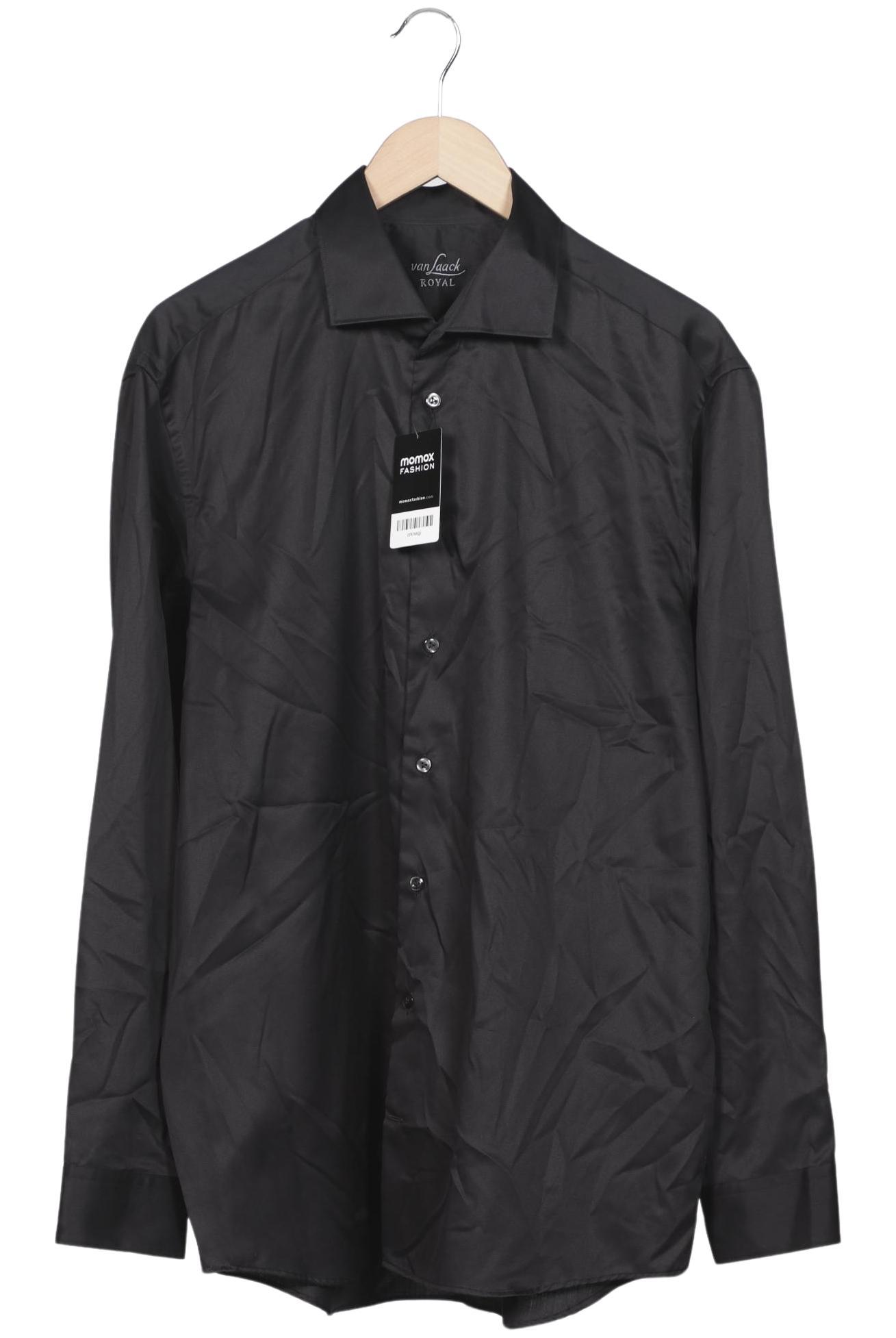 

Van Laack Herren Hemd, schwarz, Gr. 54