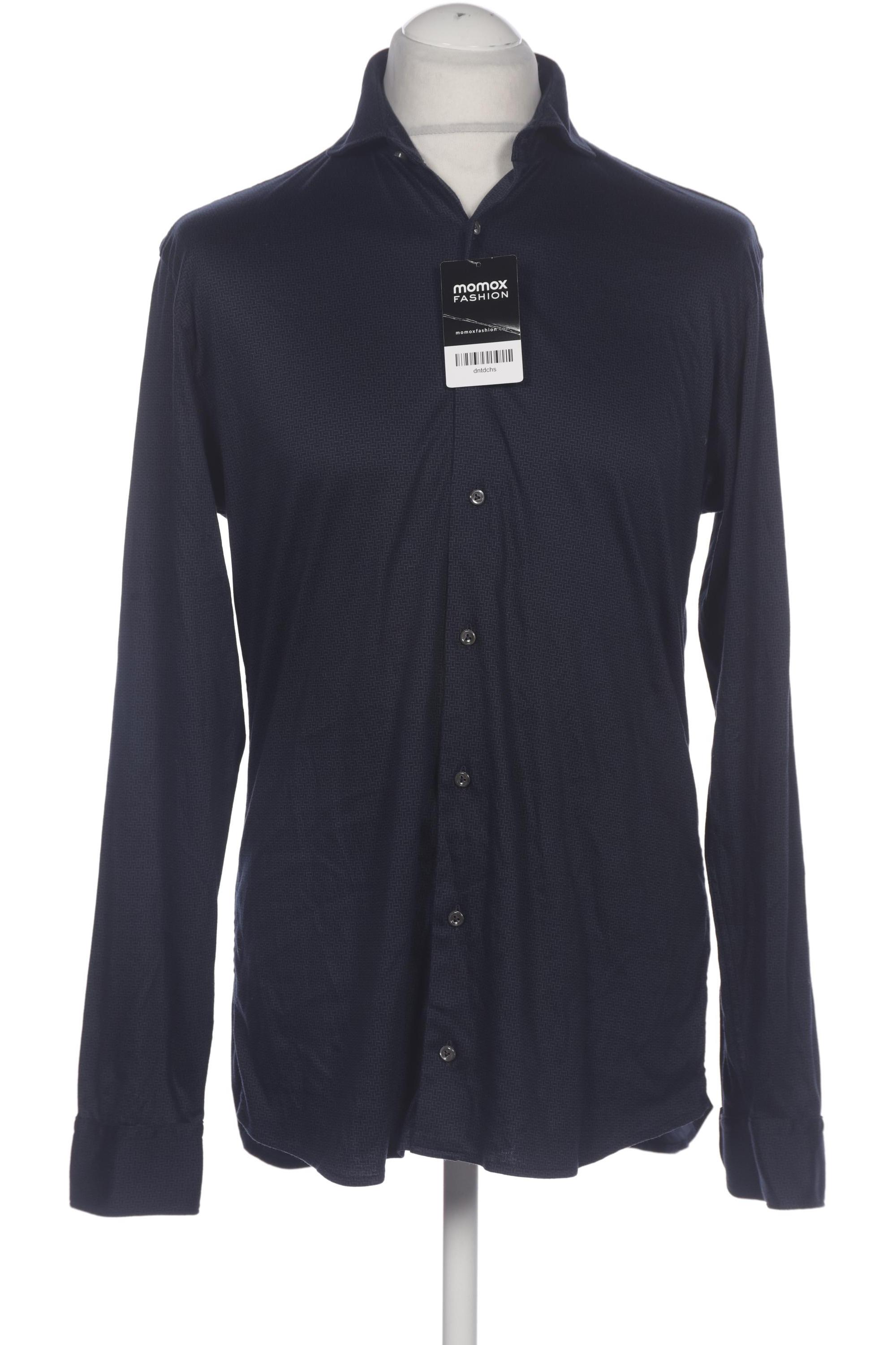 

Van Laack Herren Hemd, marineblau, Gr. 48
