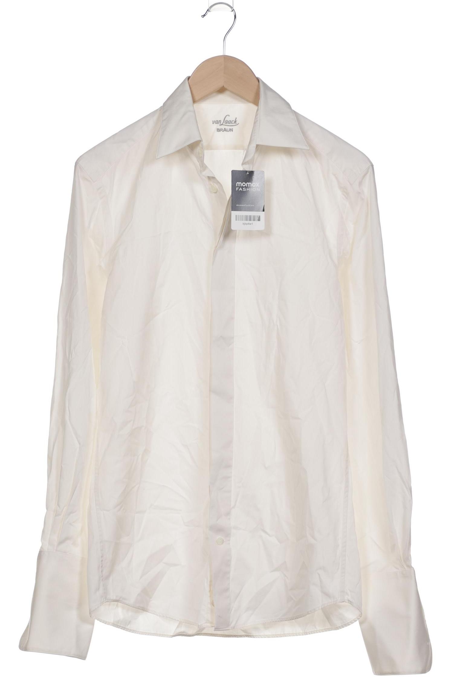 

Van Laack Herren Hemd, cremeweiß, Gr. 46
