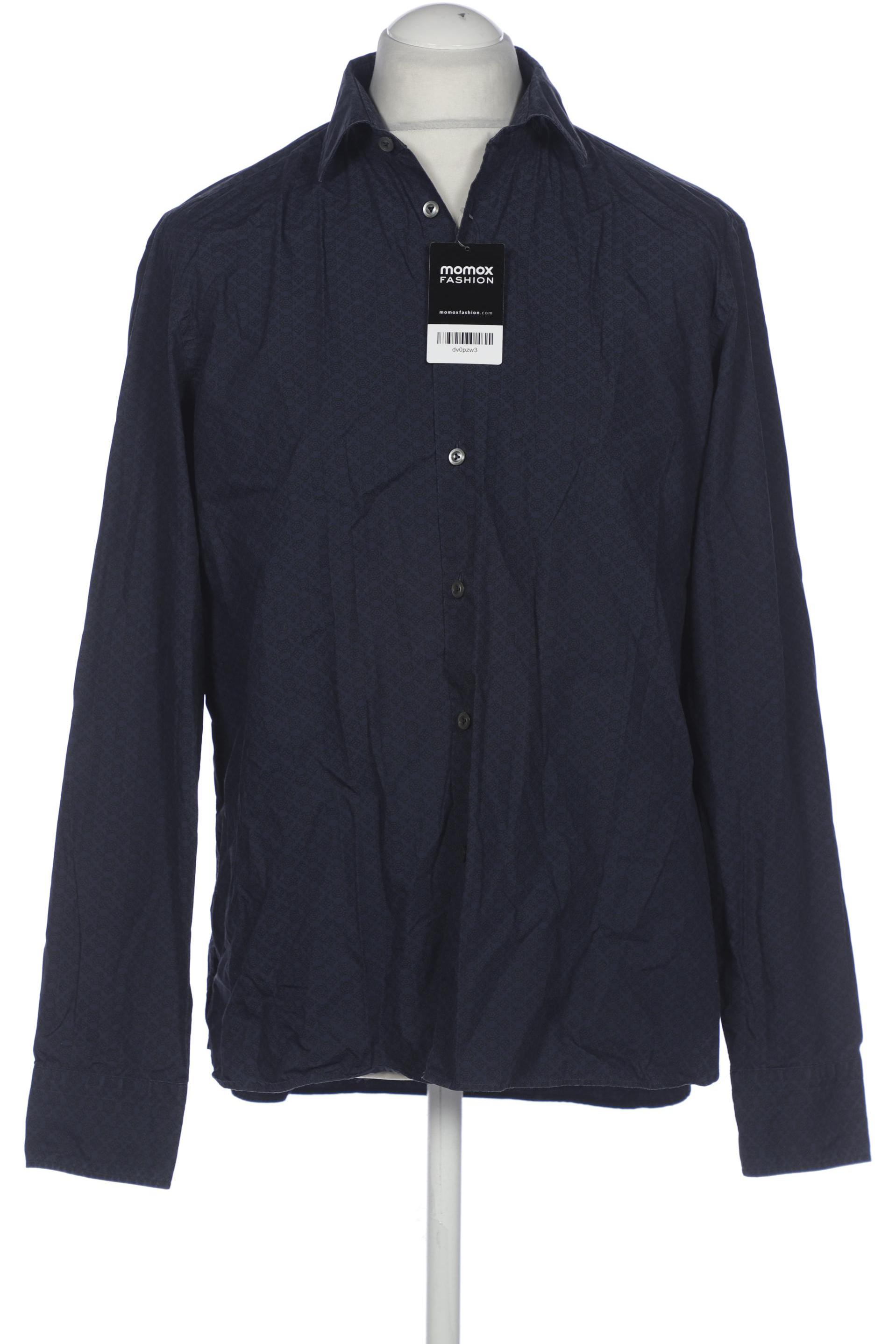 

Van Laack Herren Hemd, marineblau, Gr. 52