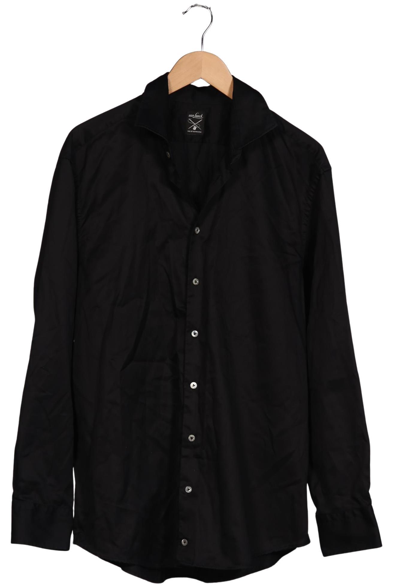 

Van Laack Herren Hemd, schwarz, Gr. 56