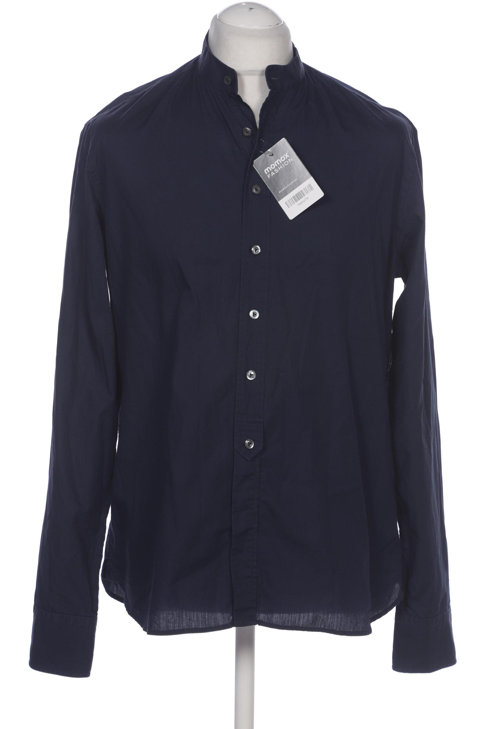 

Van Laack Herren Hemd, marineblau, Gr. 52