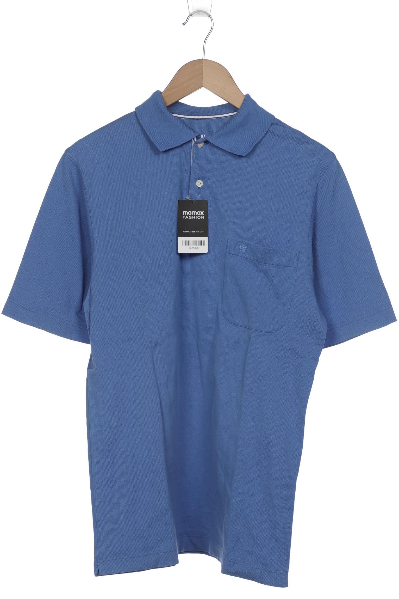 

Van Laack Herren Poloshirt, blau, Gr. 48