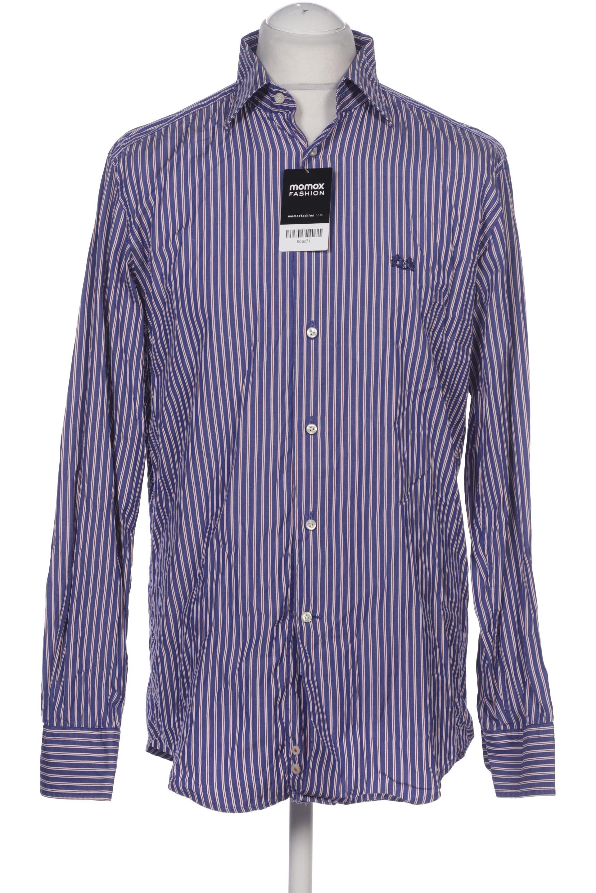 

Van Laack Herren Hemd, marineblau, Gr. 48