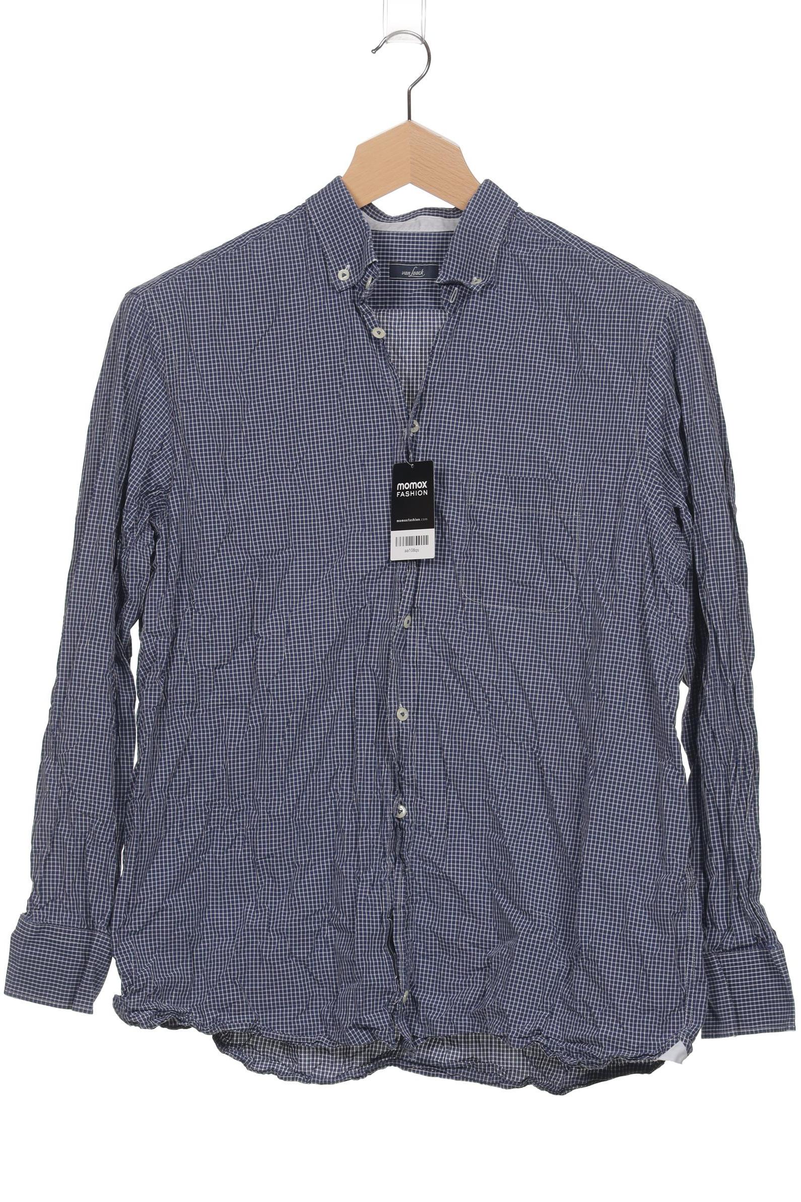 

Van Laack Herren Hemd, marineblau, Gr. 56
