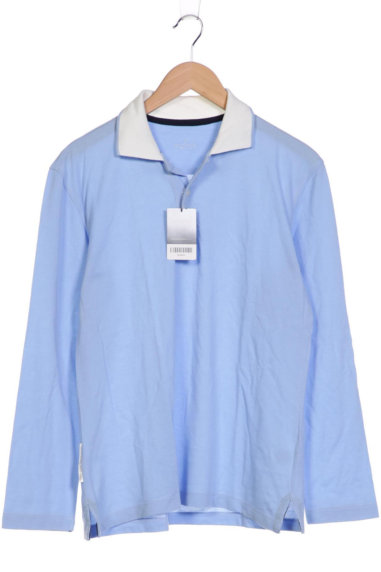 

Van Laack Herren Poloshirt, hellblau, Gr. 46