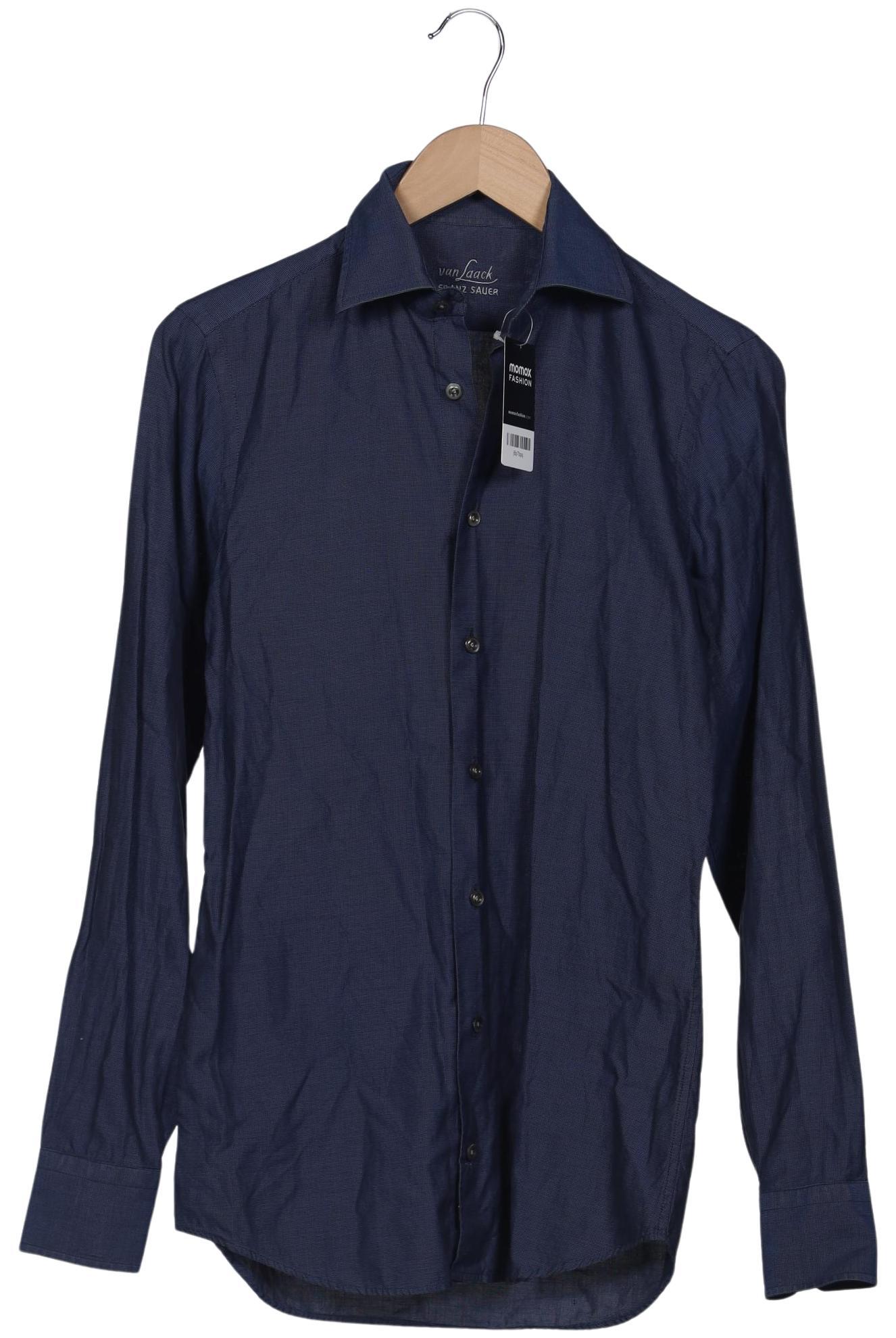 

Van Laack Herren Hemd, marineblau, Gr. 44