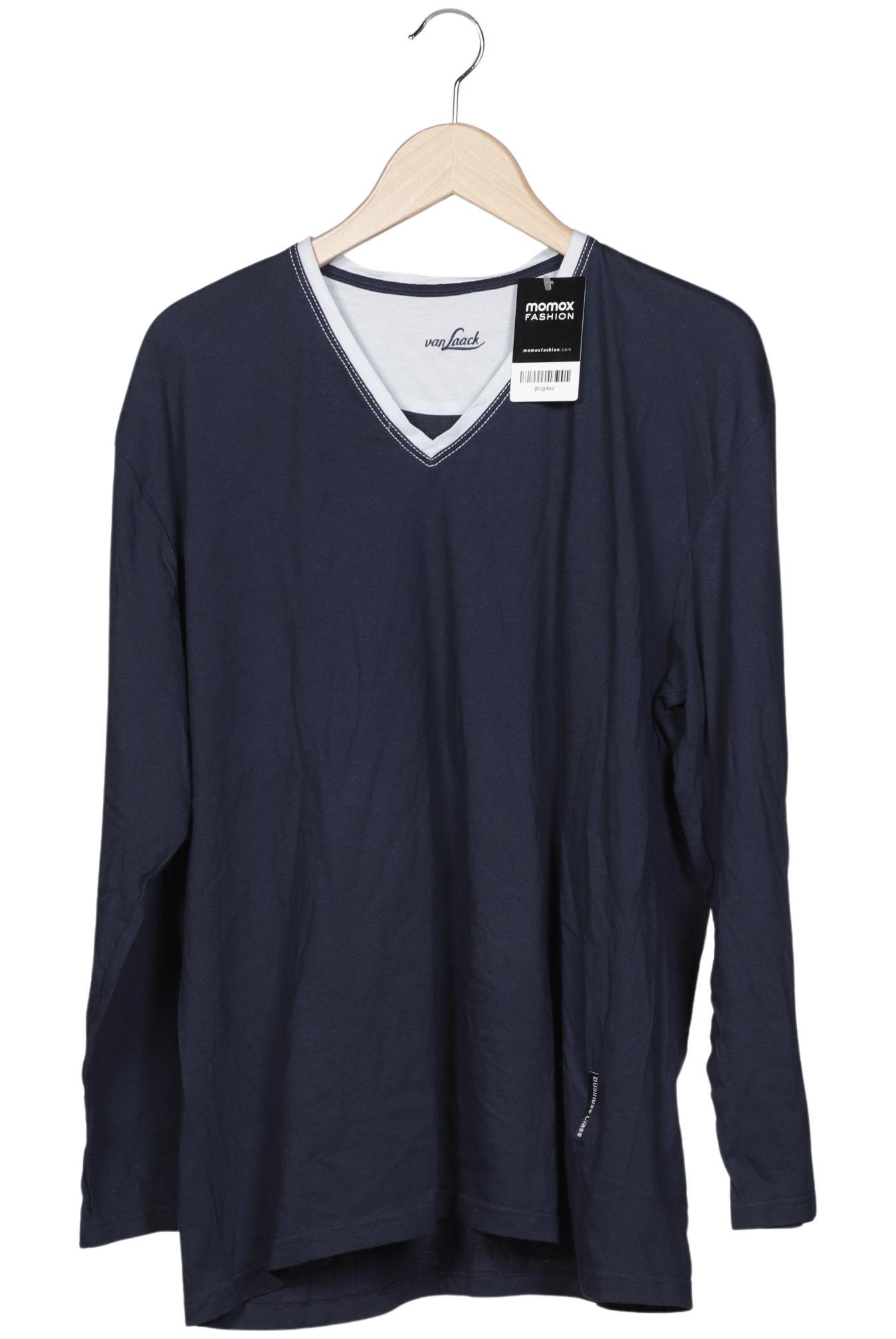 

Van Laack Herren Langarmshirt, marineblau, Gr. 54