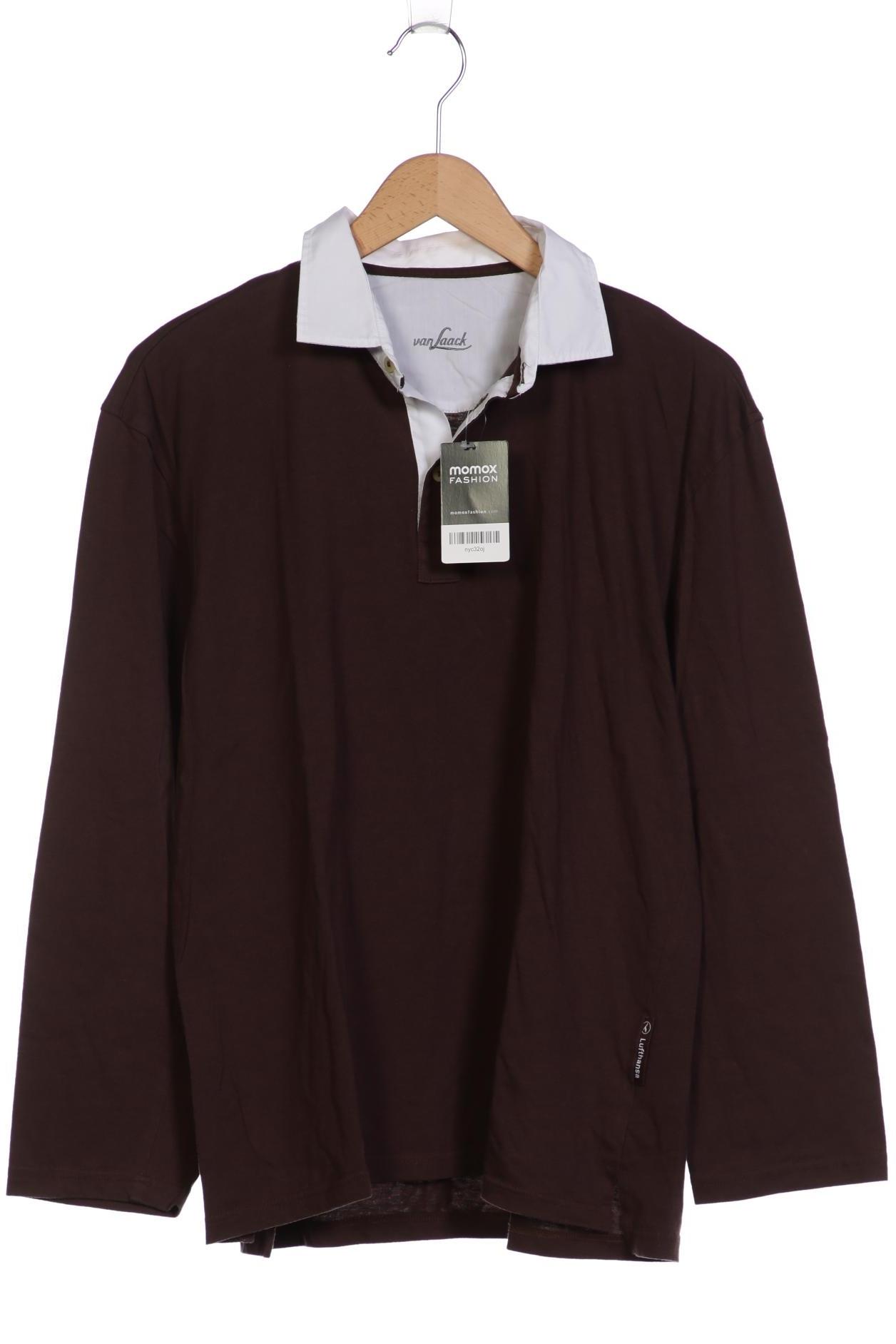 

Van Laack Herren Poloshirt, braun, Gr. 52