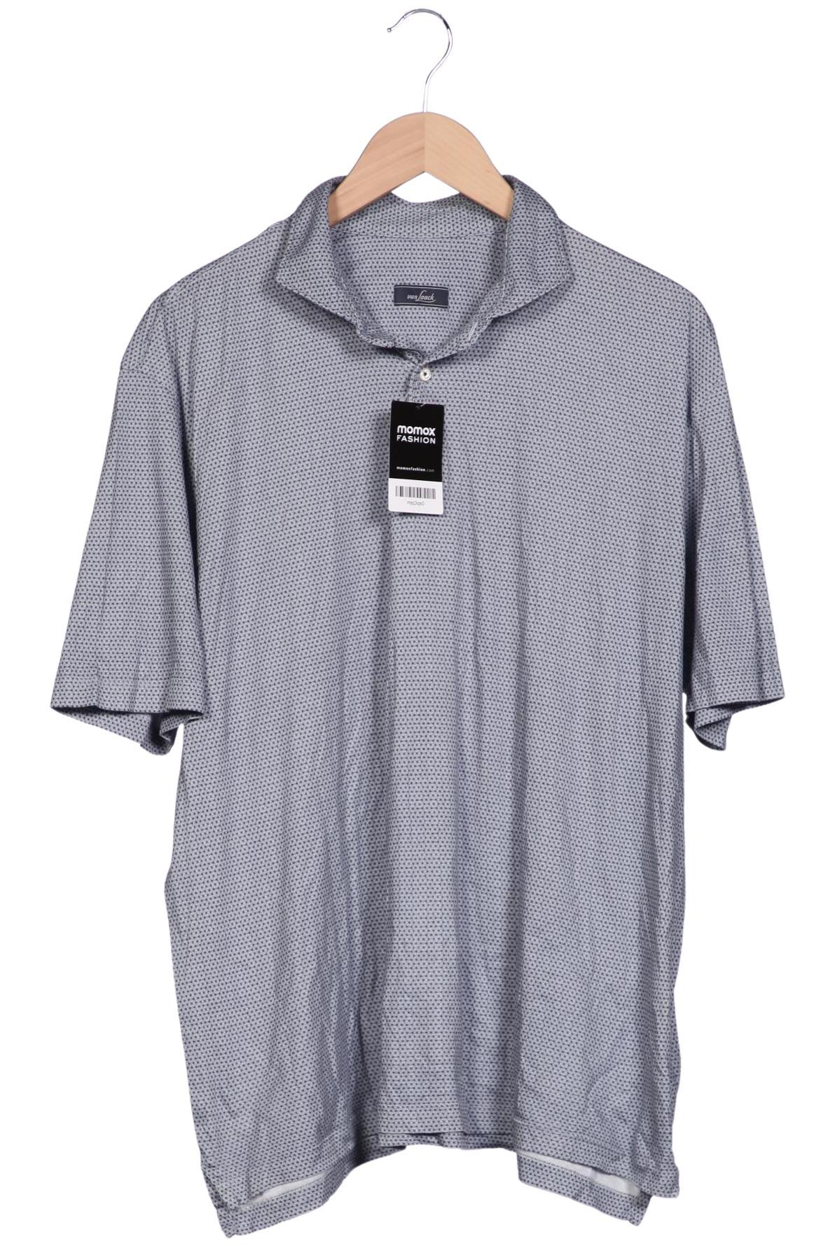 

Van Laack Herren Poloshirt, grau, Gr. 56