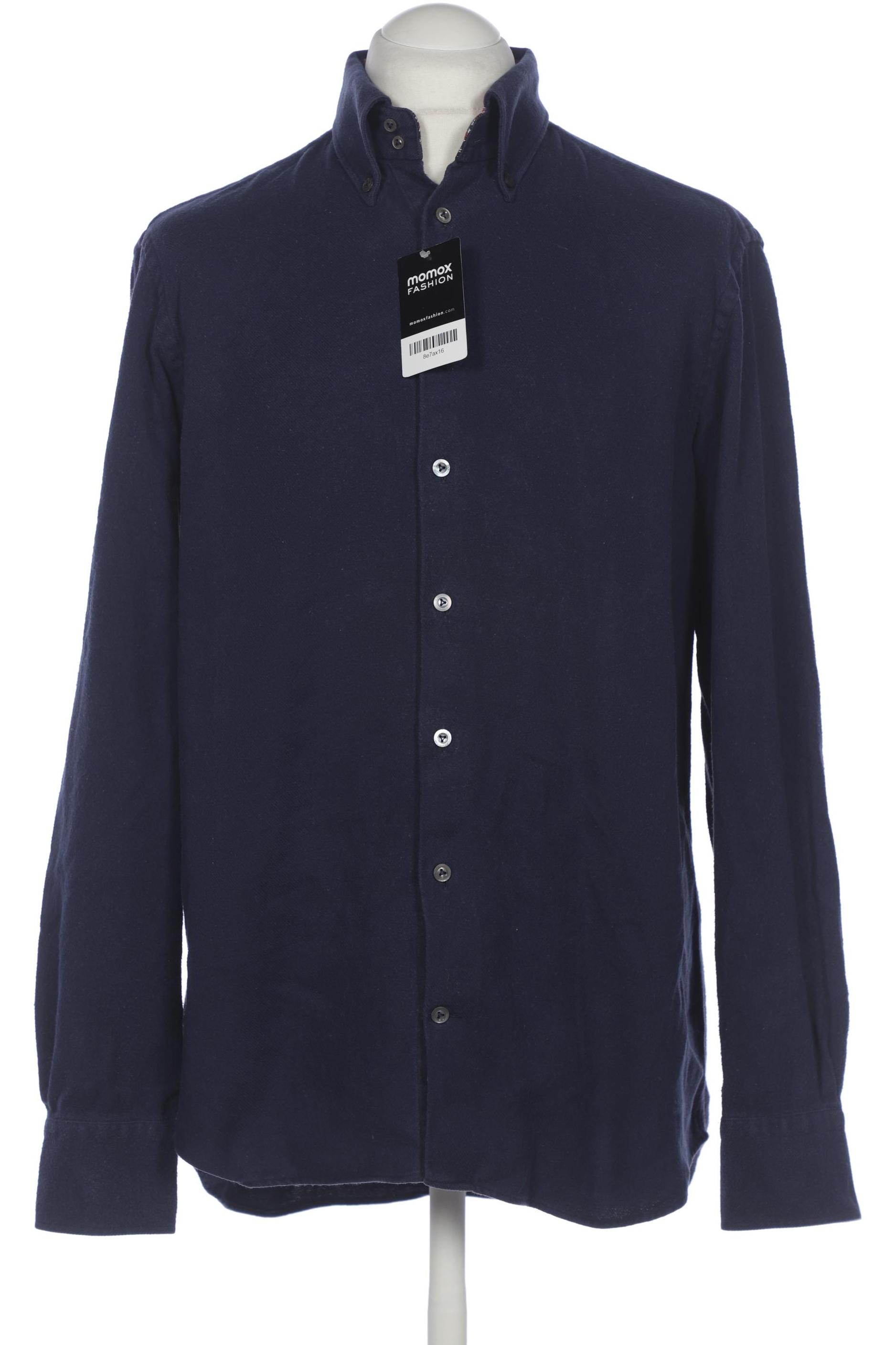 

Van Laack Herren Hemd, marineblau, Gr. 52