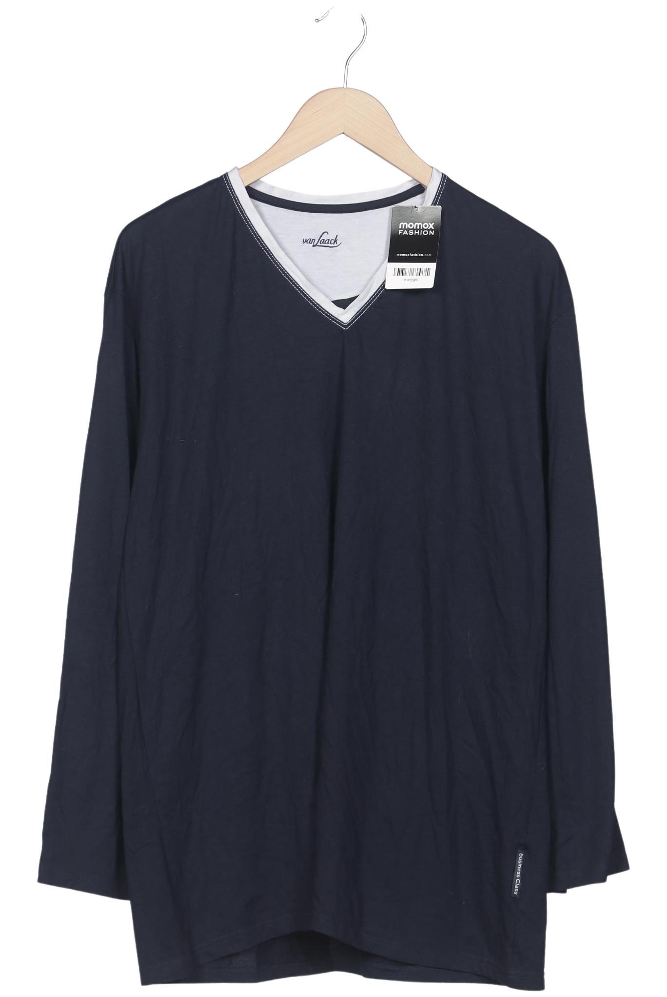 

Van Laack Herren Langarmshirt, marineblau, Gr. 54