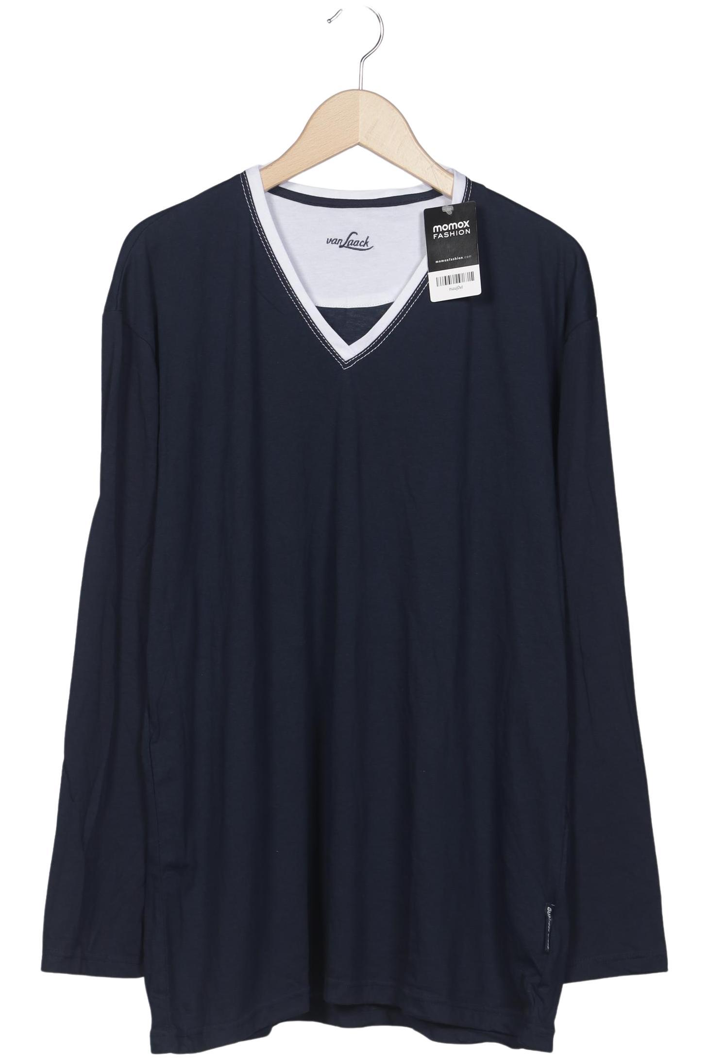 

Van Laack Herren Langarmshirt, marineblau, Gr. 54