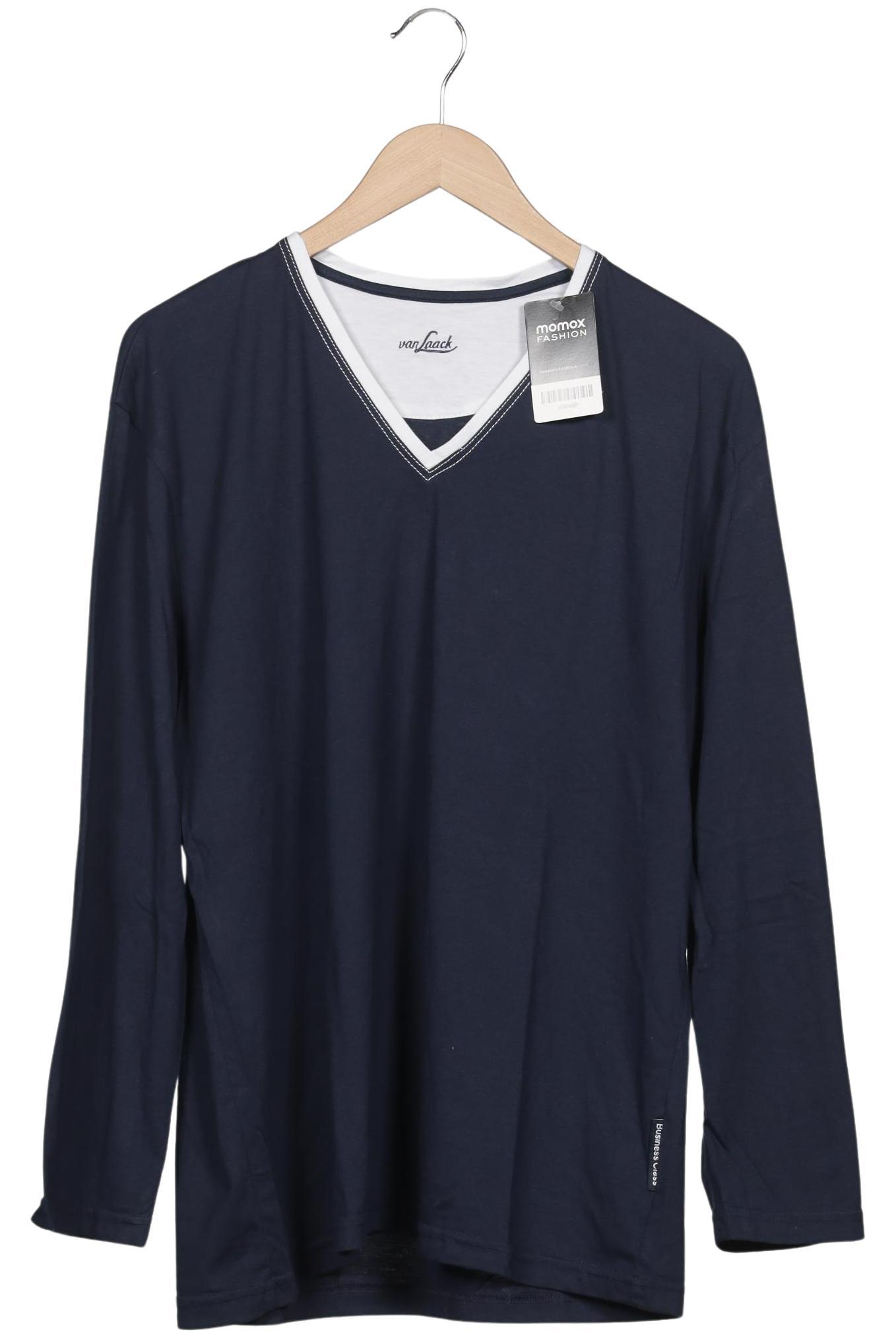 

Van Laack Herren Langarmshirt, marineblau, Gr. 54