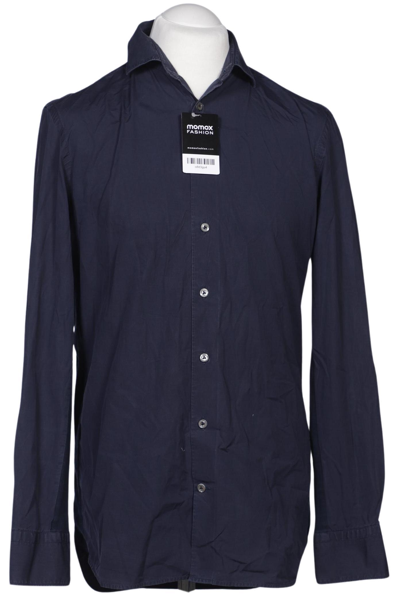 

Van Laack Herren Hemd, marineblau, Gr. 52