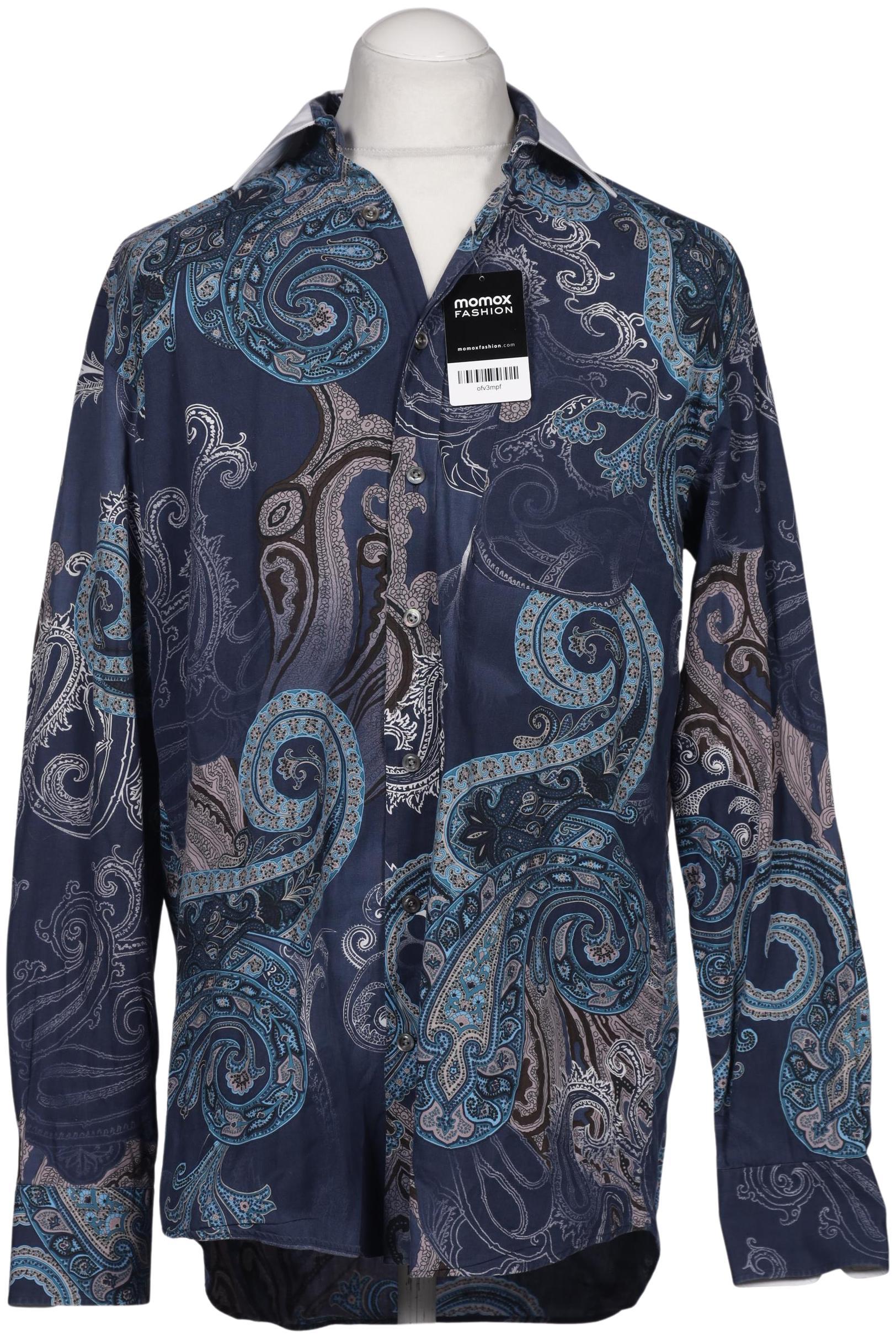 

Van Laack Herren Hemd, marineblau, Gr. 52