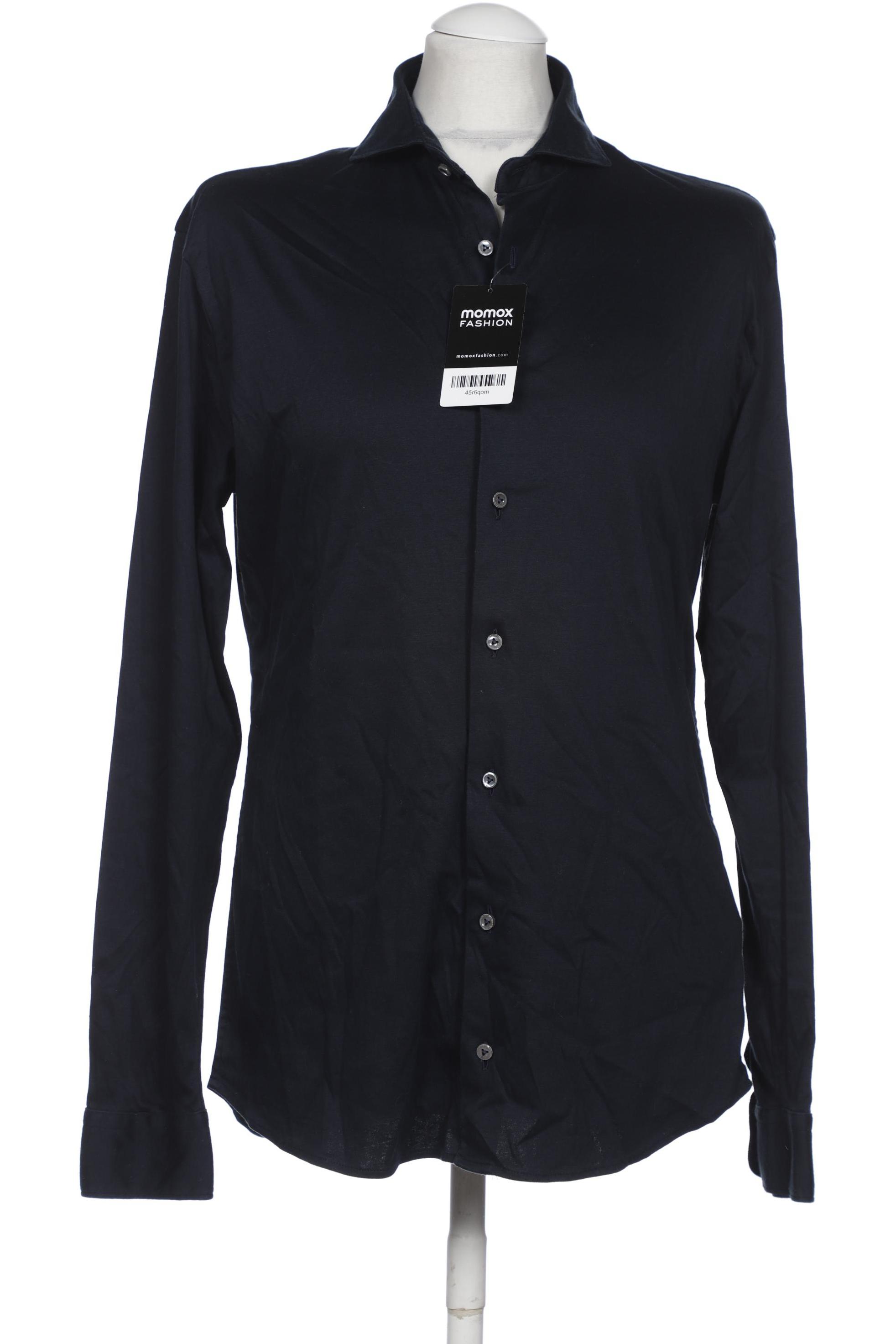 

Van Laack Herren Hemd, marineblau, Gr. 50